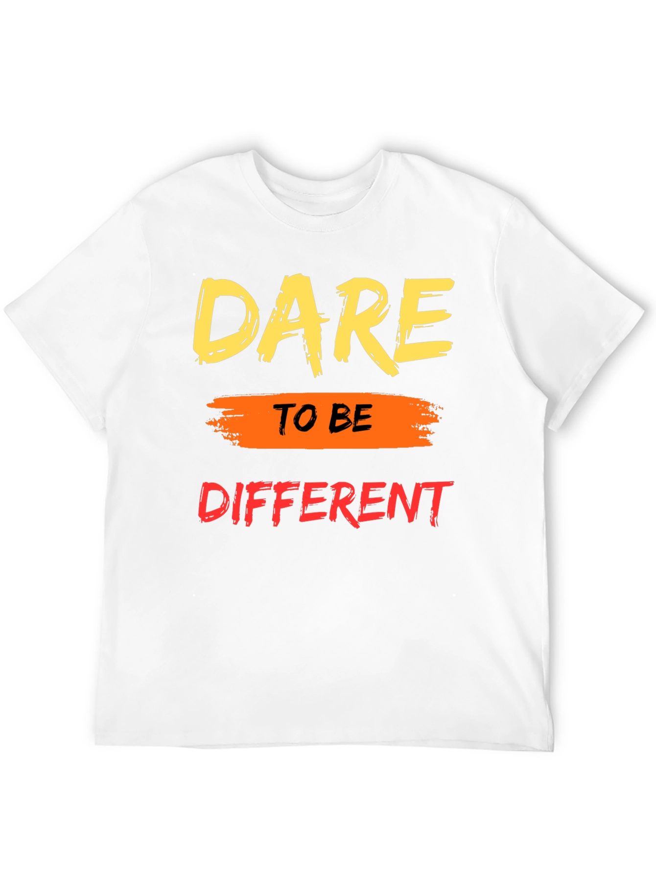 Dare to Be Different Graphic Tee - Black