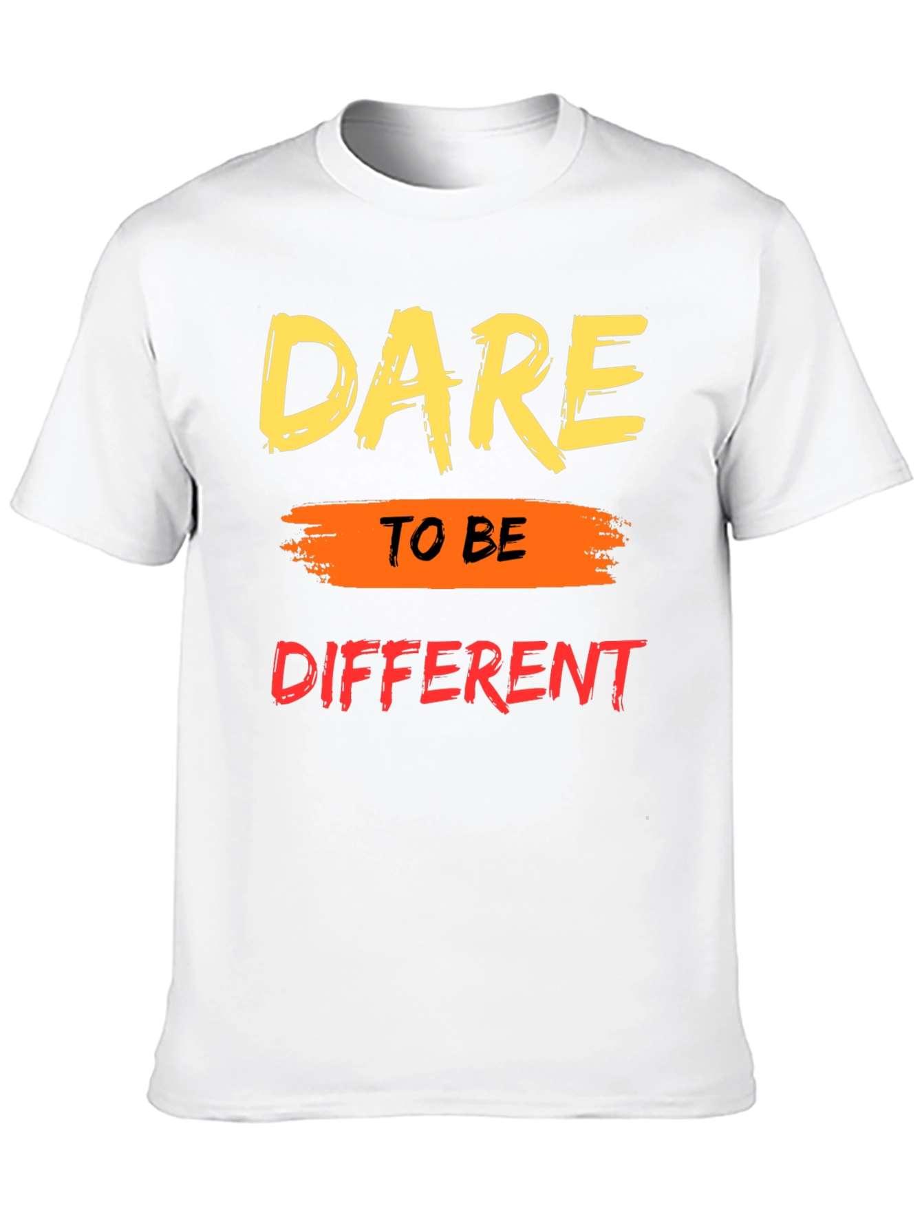 Dare to Be Different Graphic Tee - Black