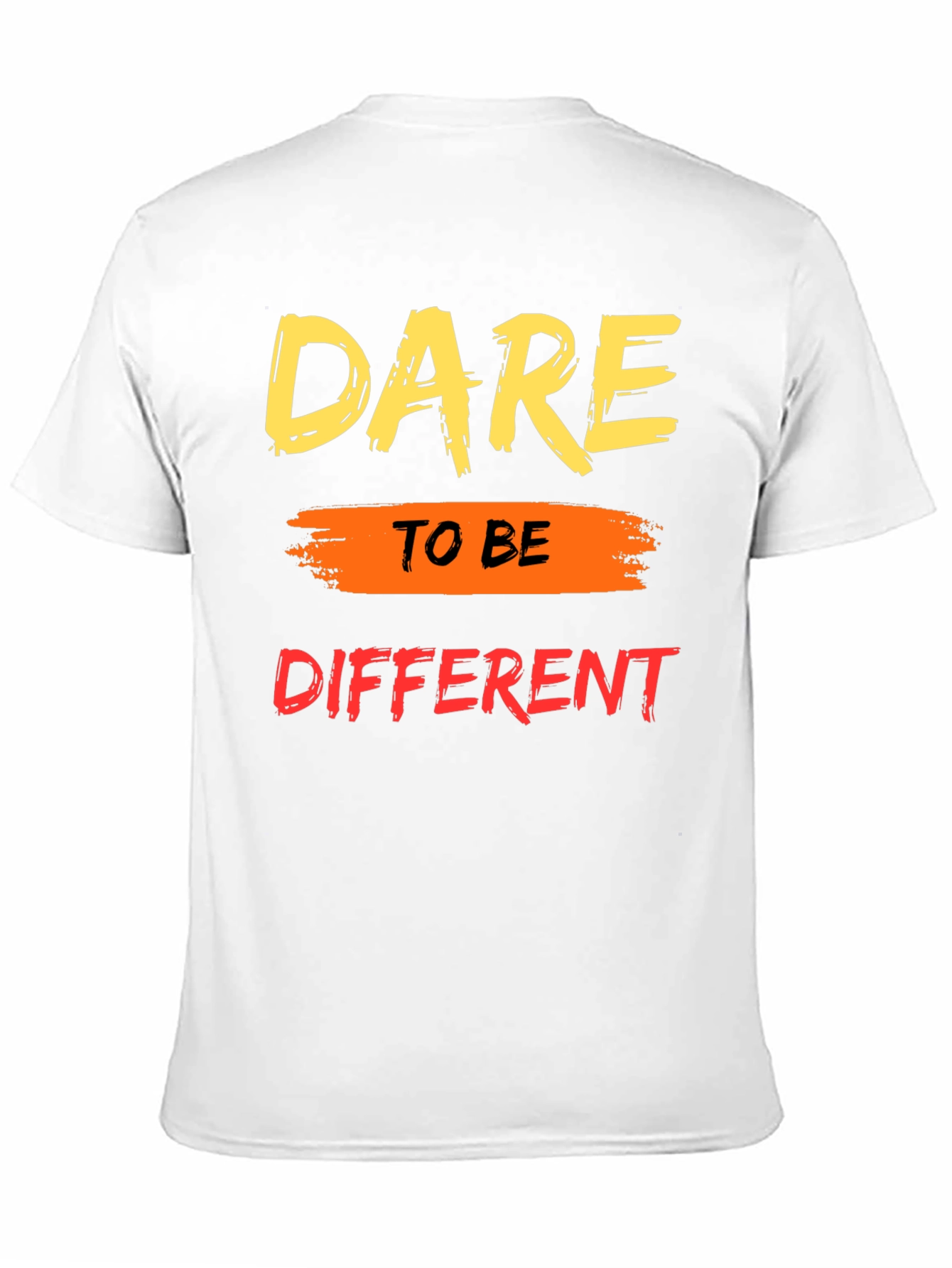 Dare to Be Different Graphic Tee - Black