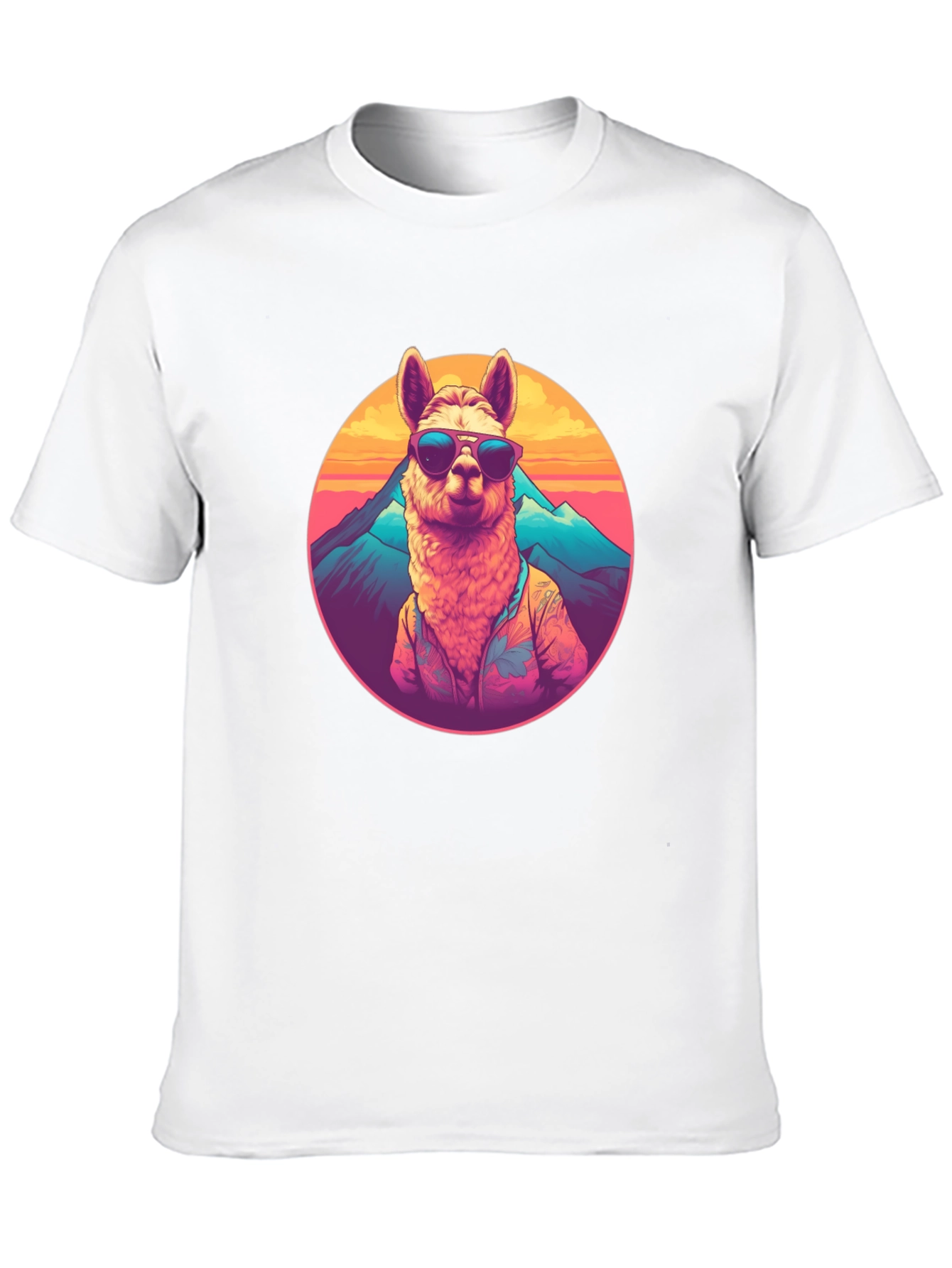 Cool Llama Graphic T-Shirt