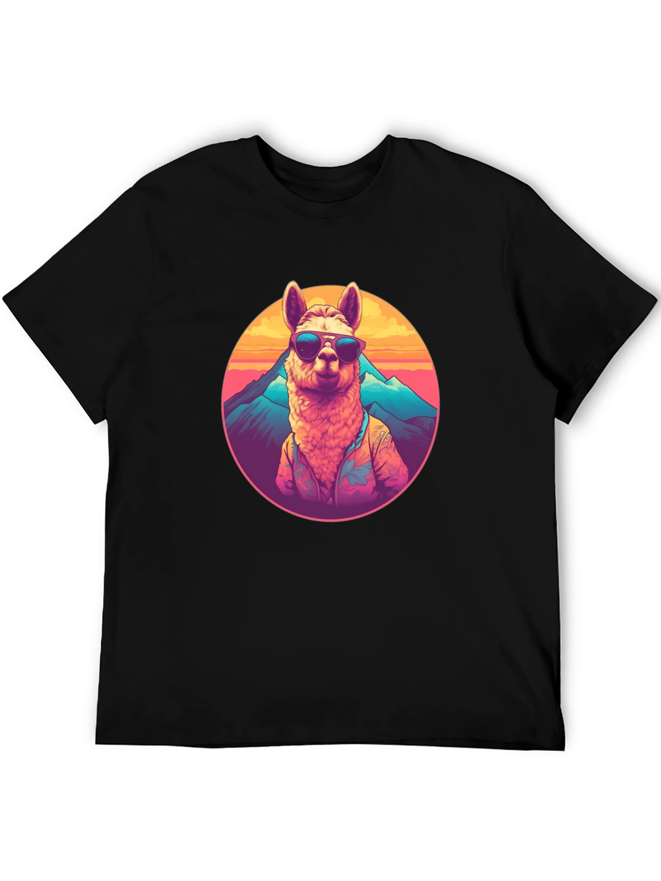 Cool Llama Graphic T-Shirt