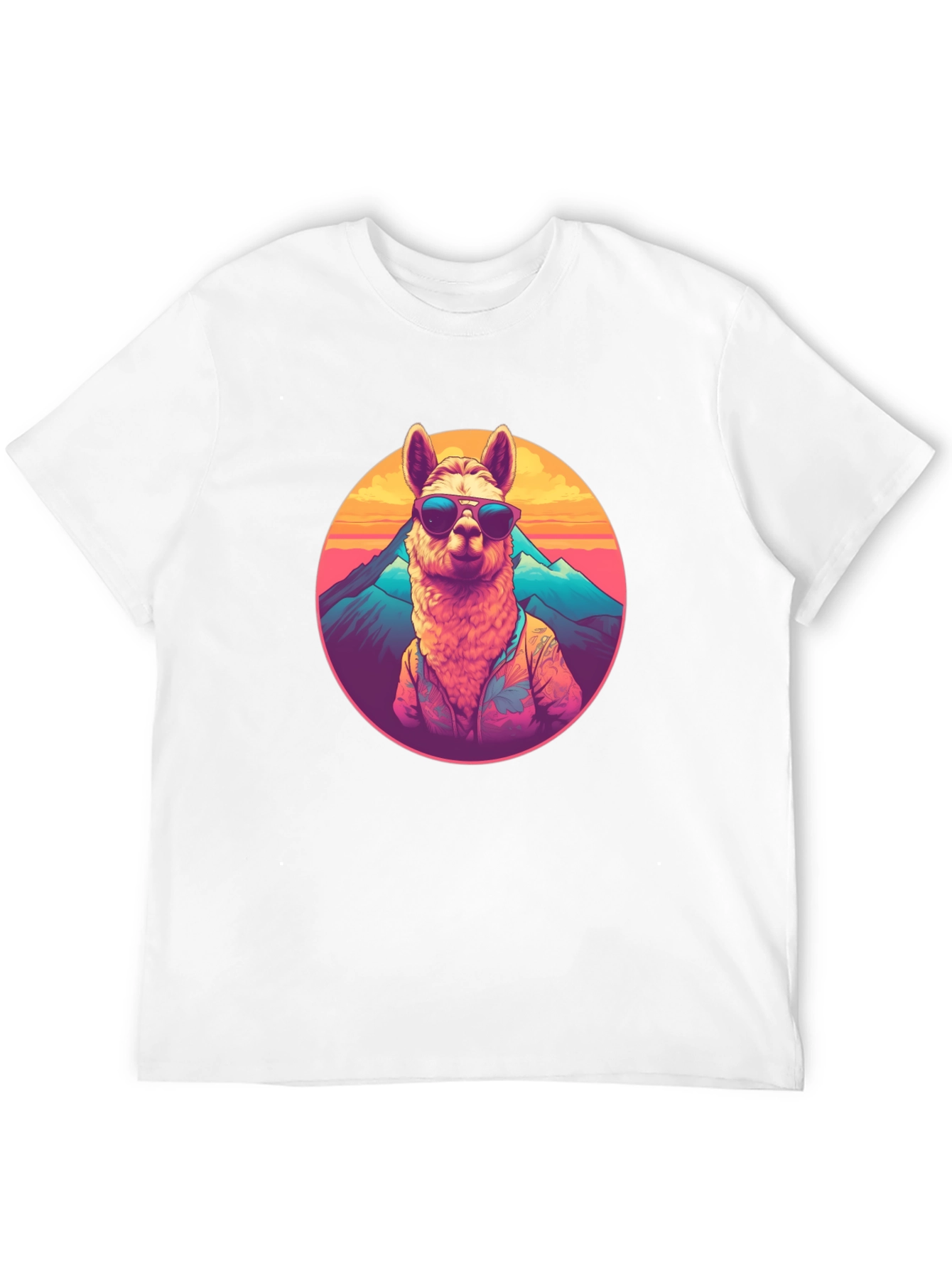 Cool Llama Graphic T-Shirt