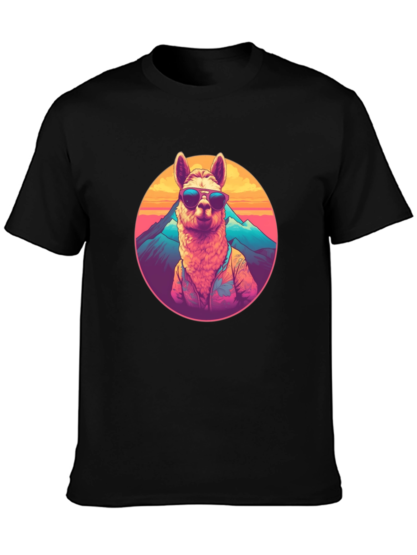 Cool Llama Graphic T-Shirt