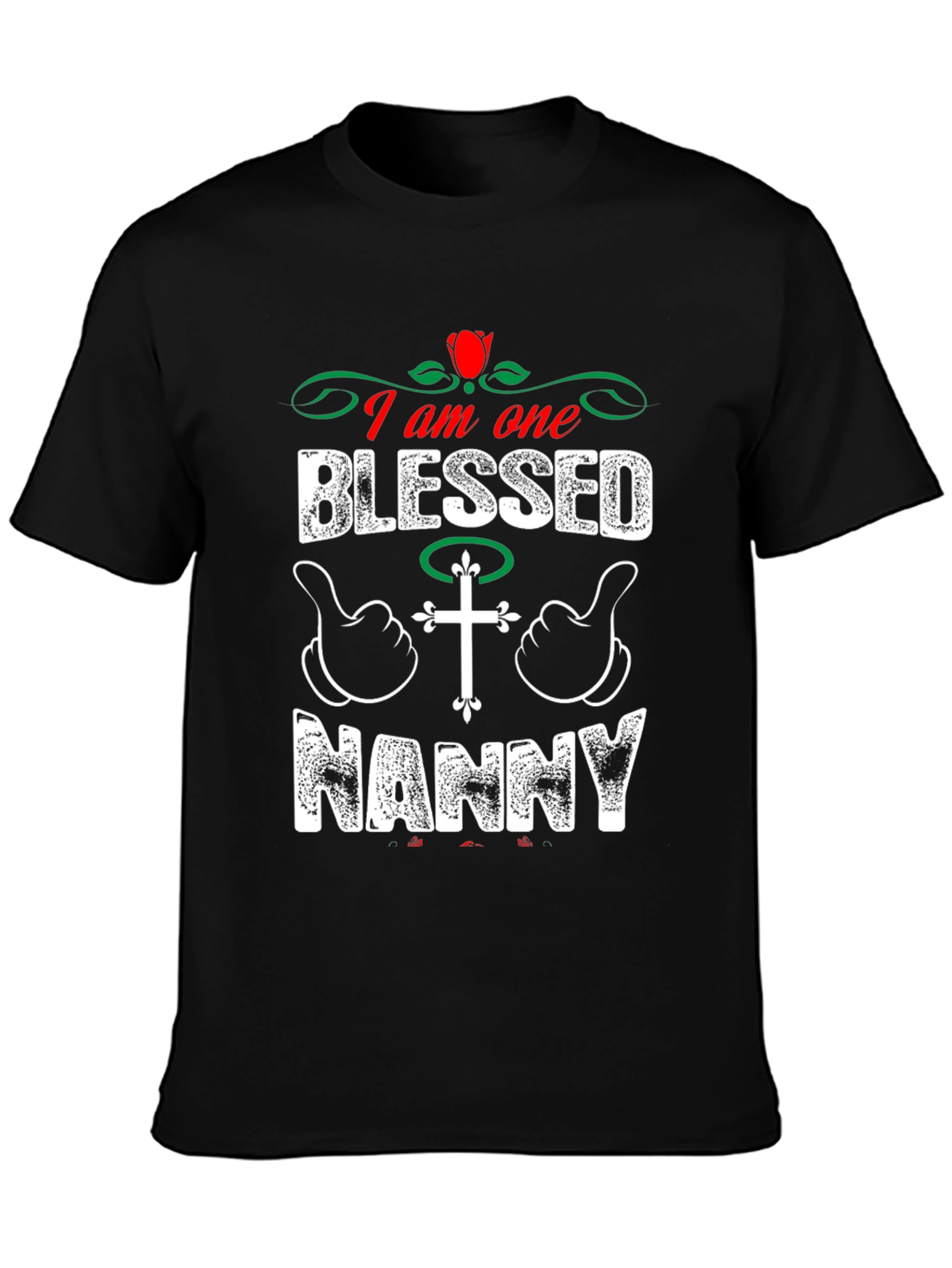 Blessed Nanny Graphic T-Shirt