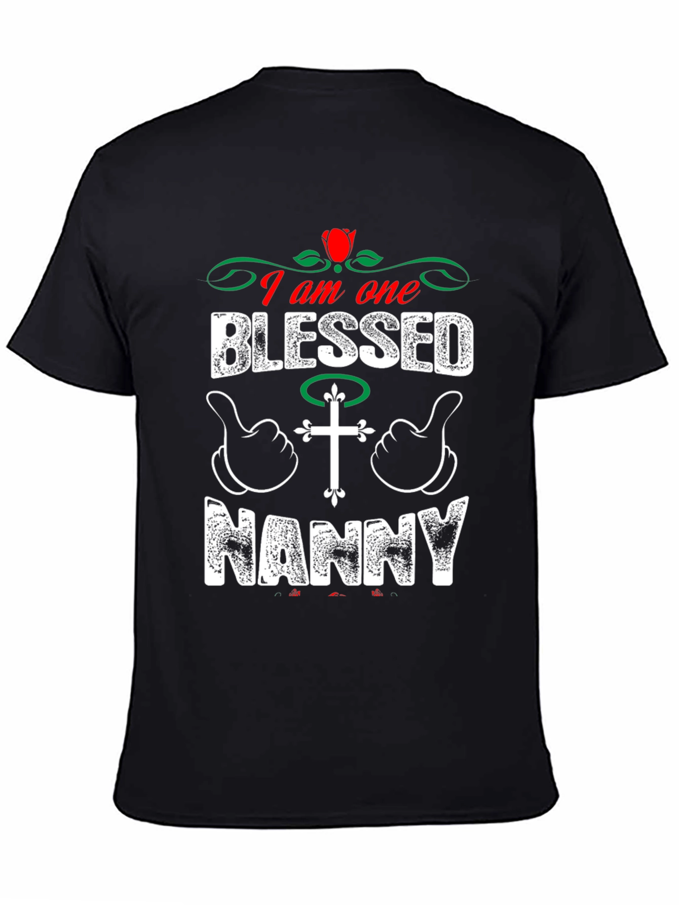 Blessed Nanny Graphic T-Shirt