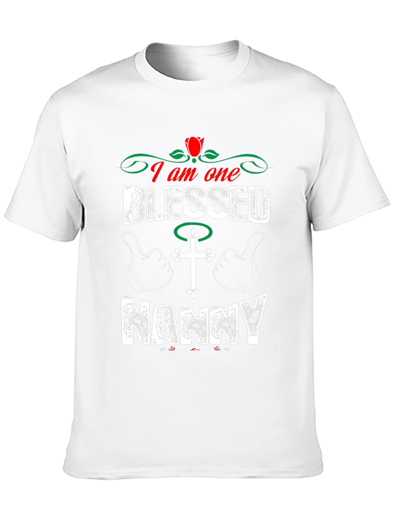 Blessed Nanny Graphic T-Shirt