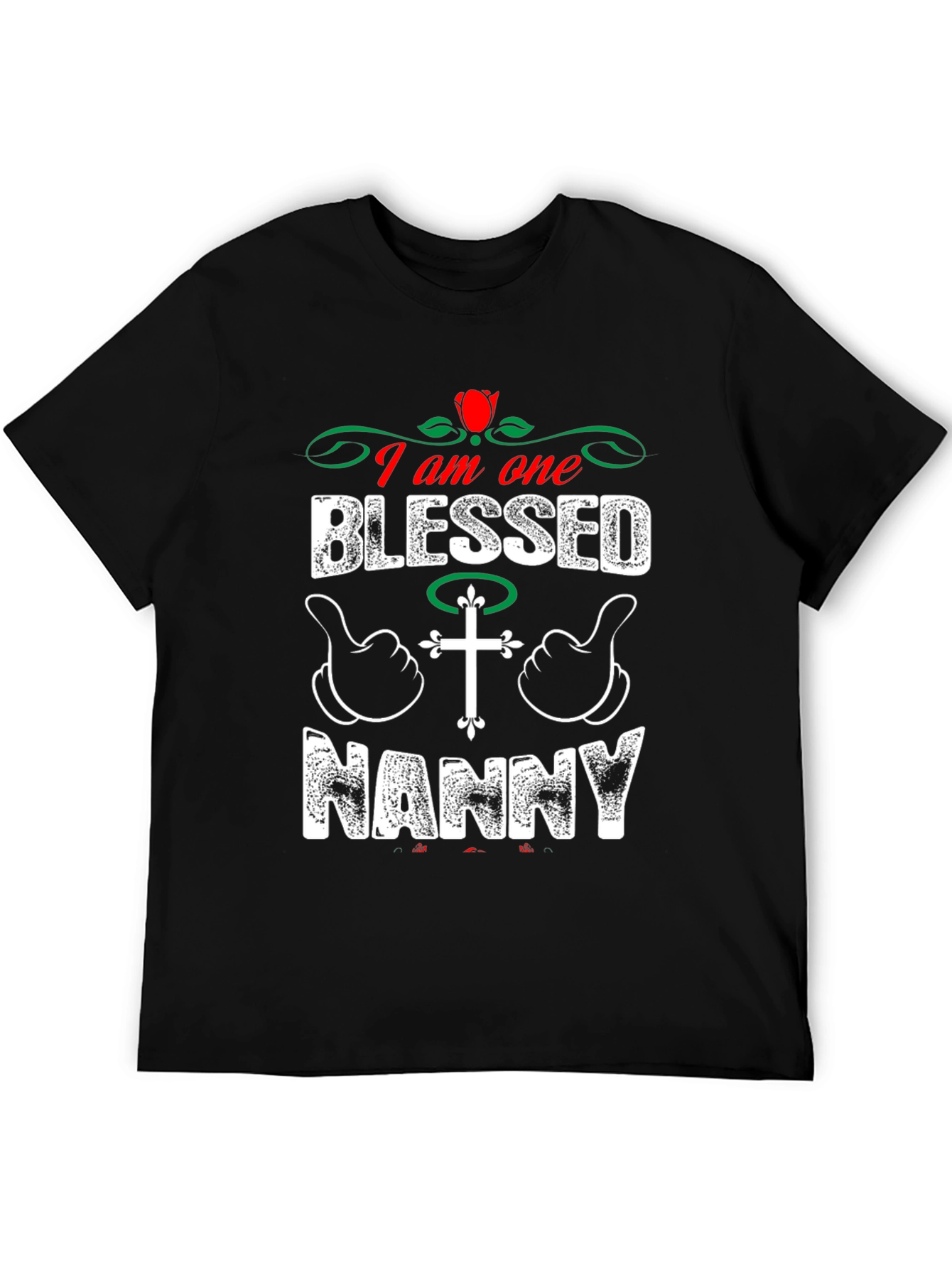 Blessed Nanny Graphic T-Shirt