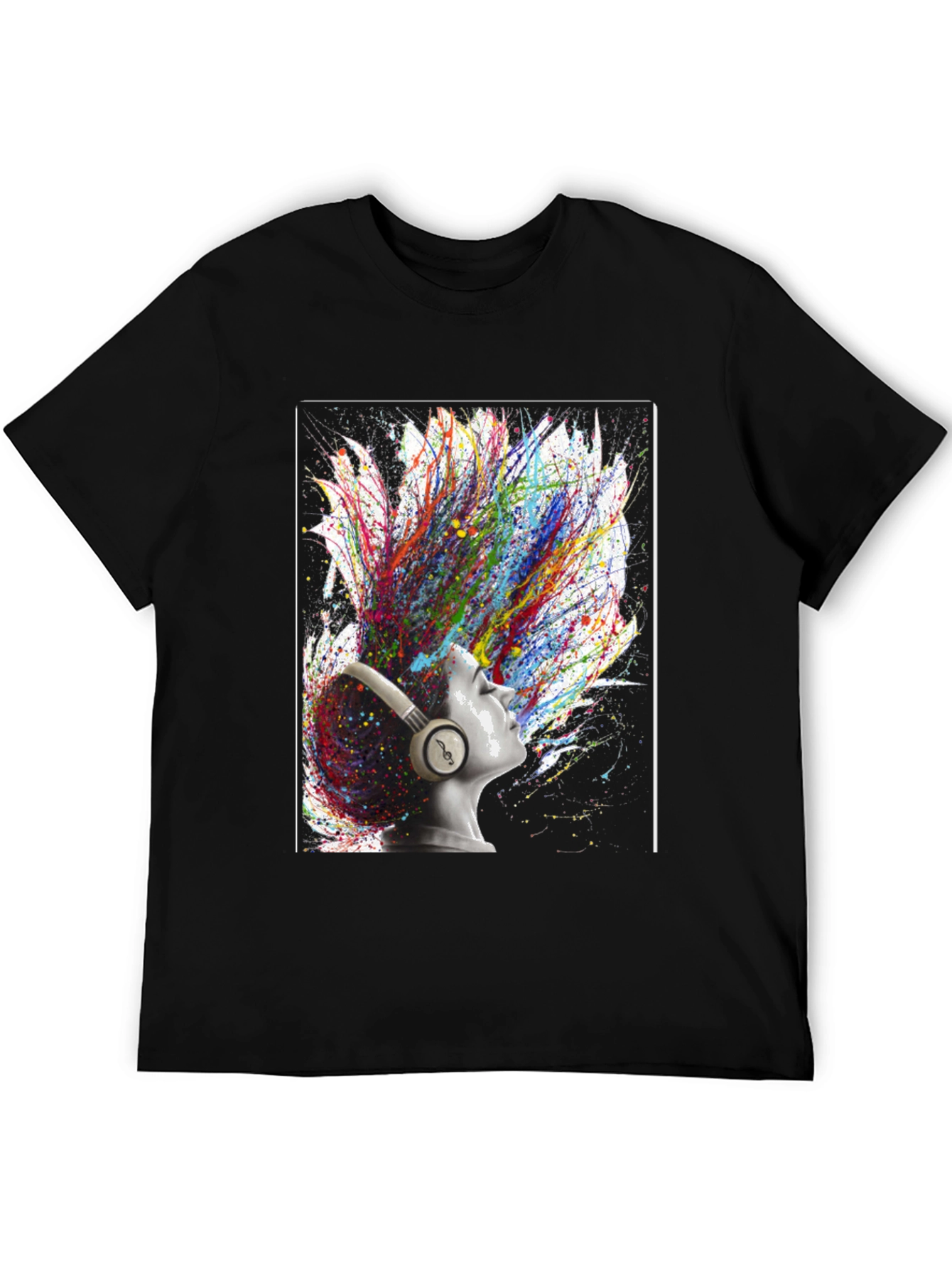 Colorful Headphones T-Shirt