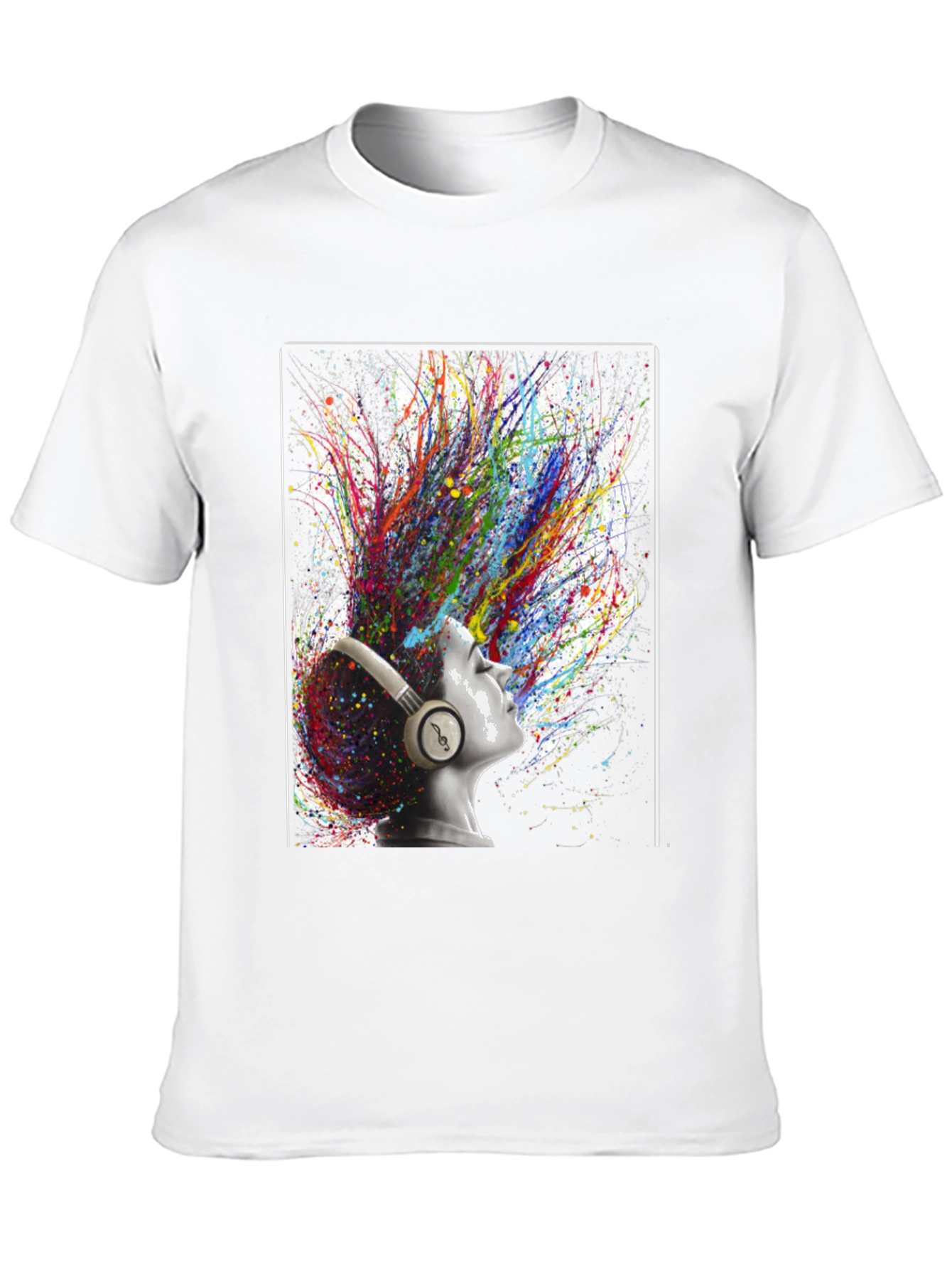 Colorful Headphones T-Shirt