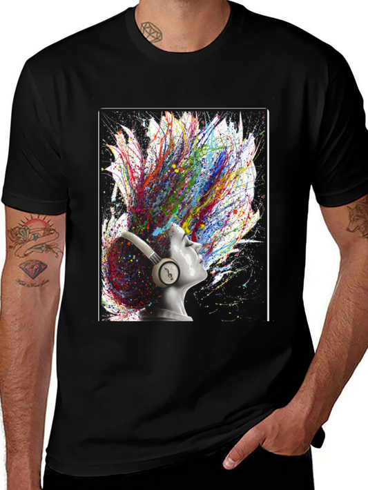 Colorful Headphones T-Shirt