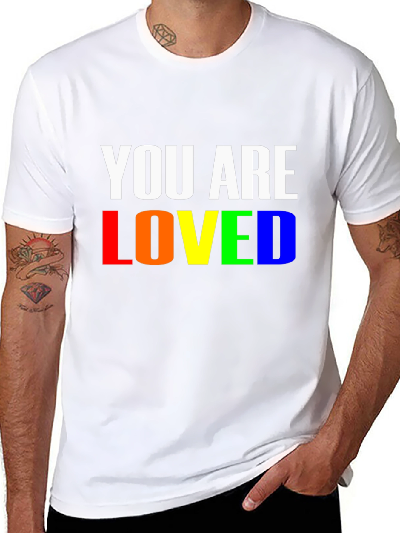 You Are Loved Rainbow Pride T-Shirt