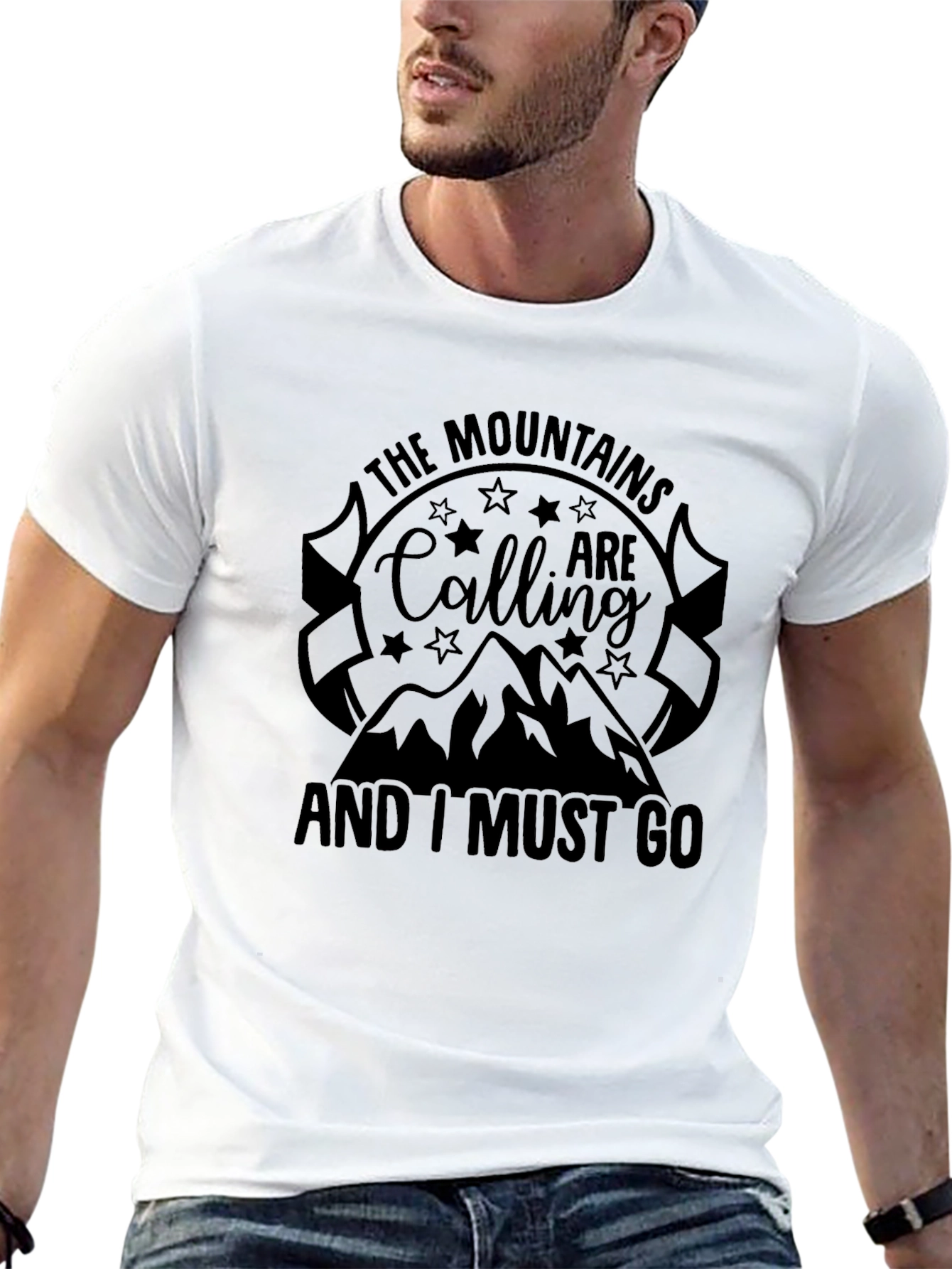 Mountains are Calling Graphic Tee - Adventure Shirt