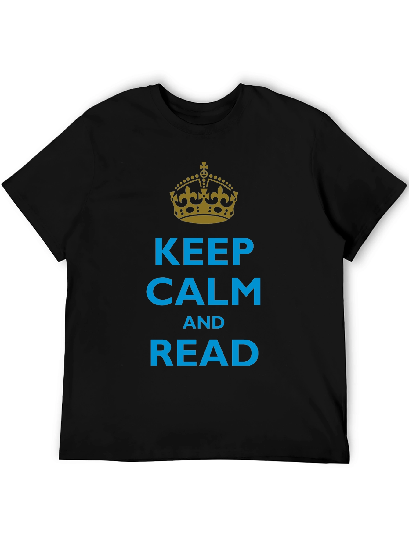 Keep Calm and Read Black T-Shirt