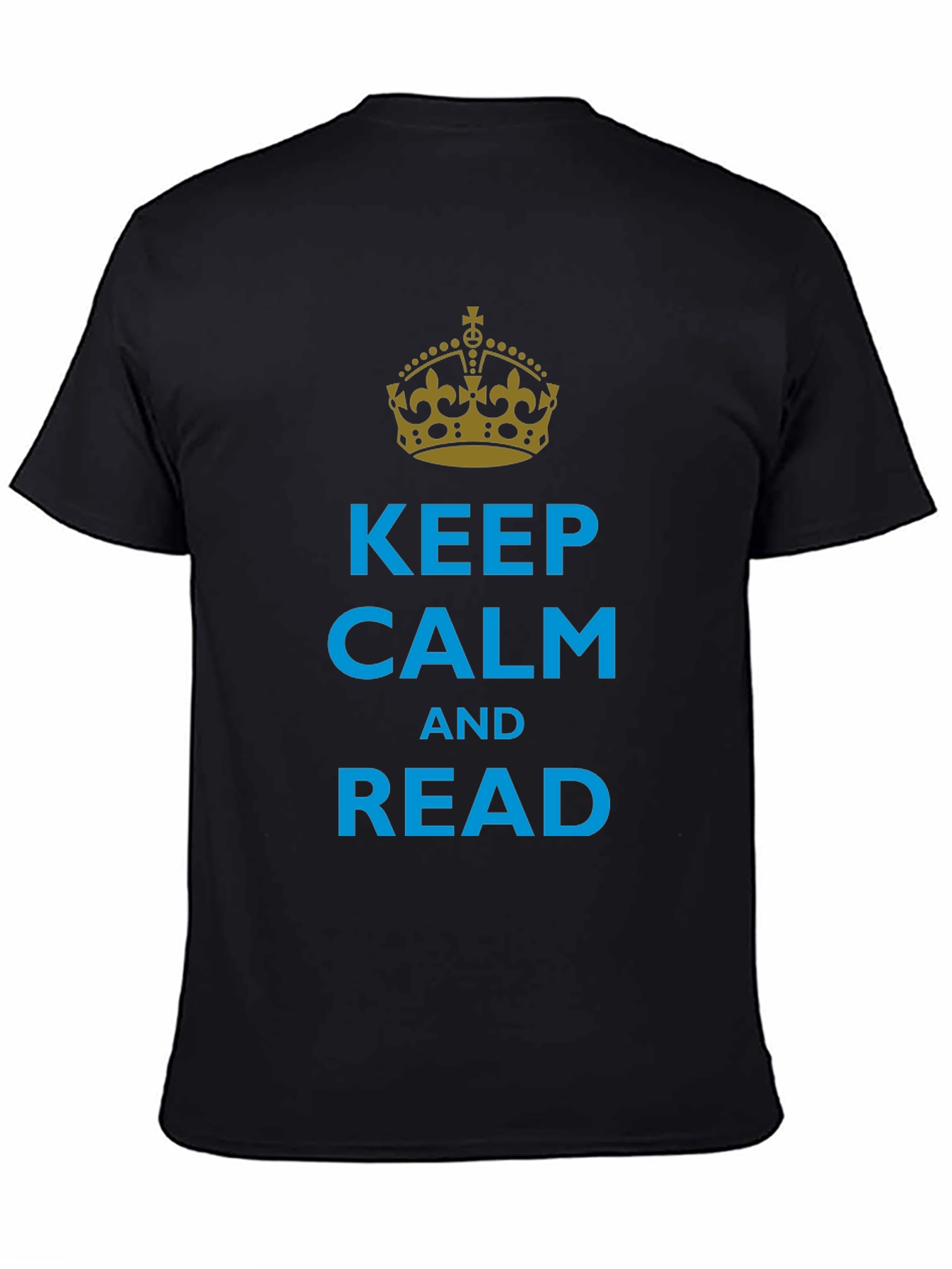 Keep Calm and Read Black T-Shirt
