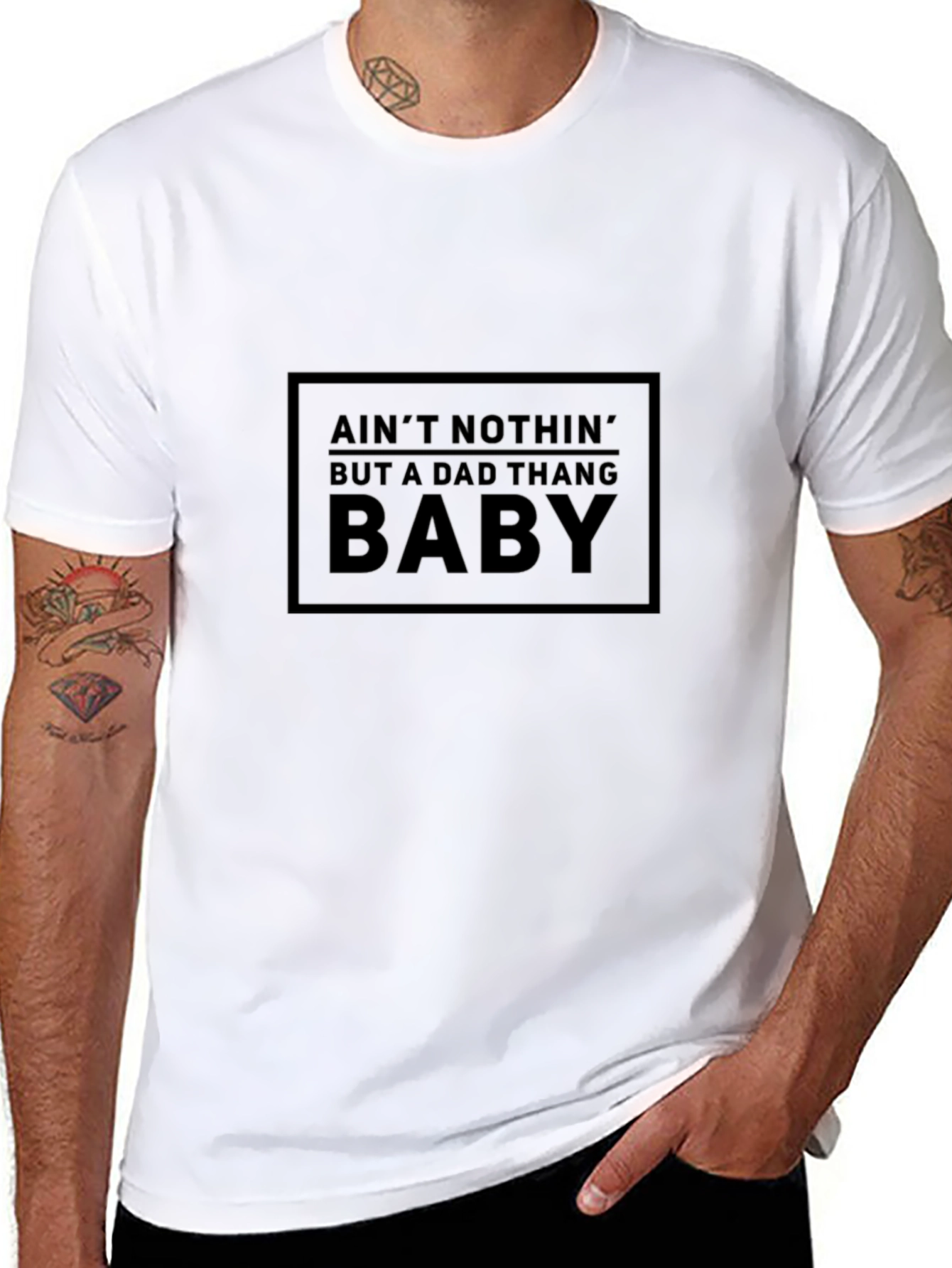 Aint Nothin But a Dad Thang Baby T-Shirt
