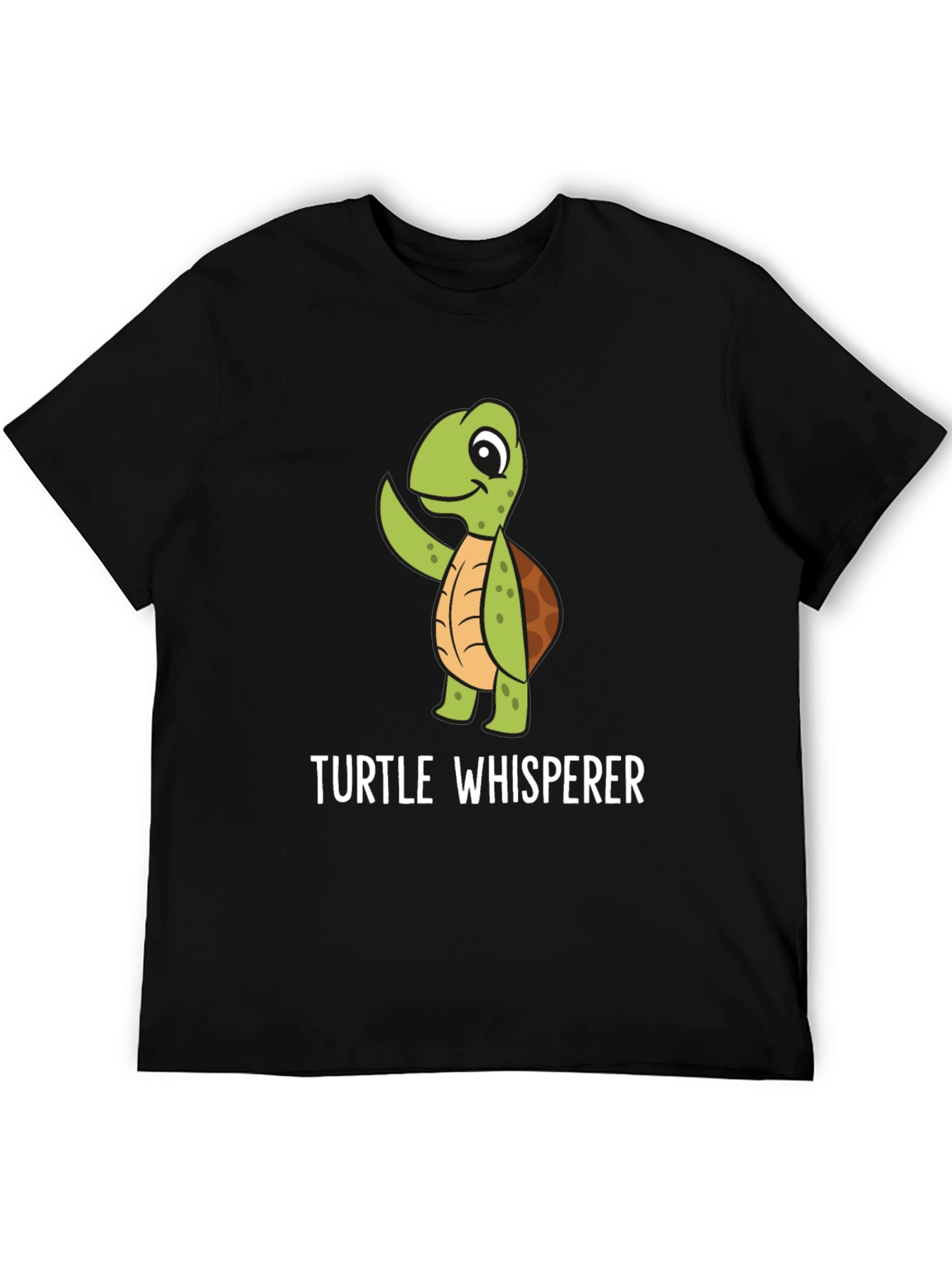 Turtle Whisperer Black Graphic Tee