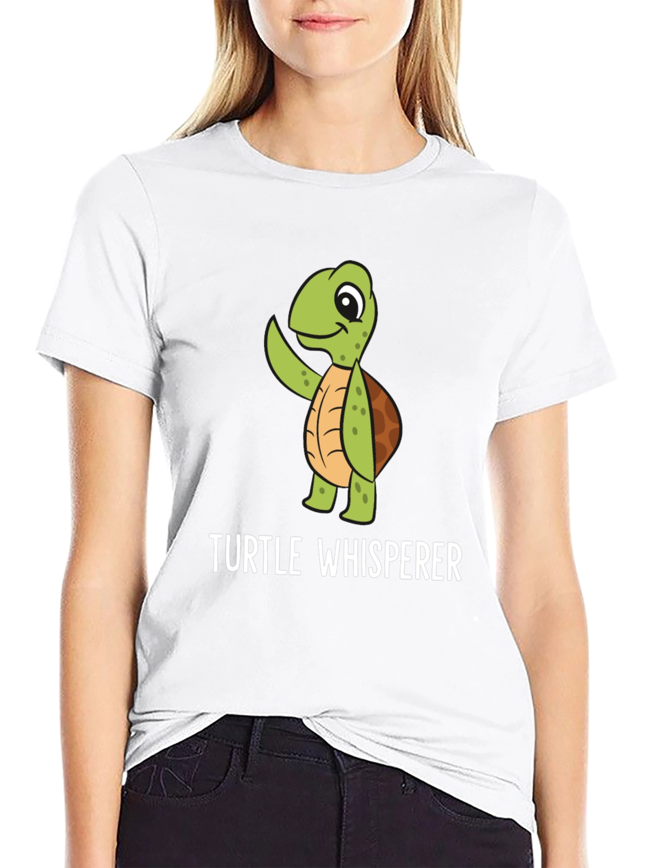 Turtle Whisperer Black Graphic Tee