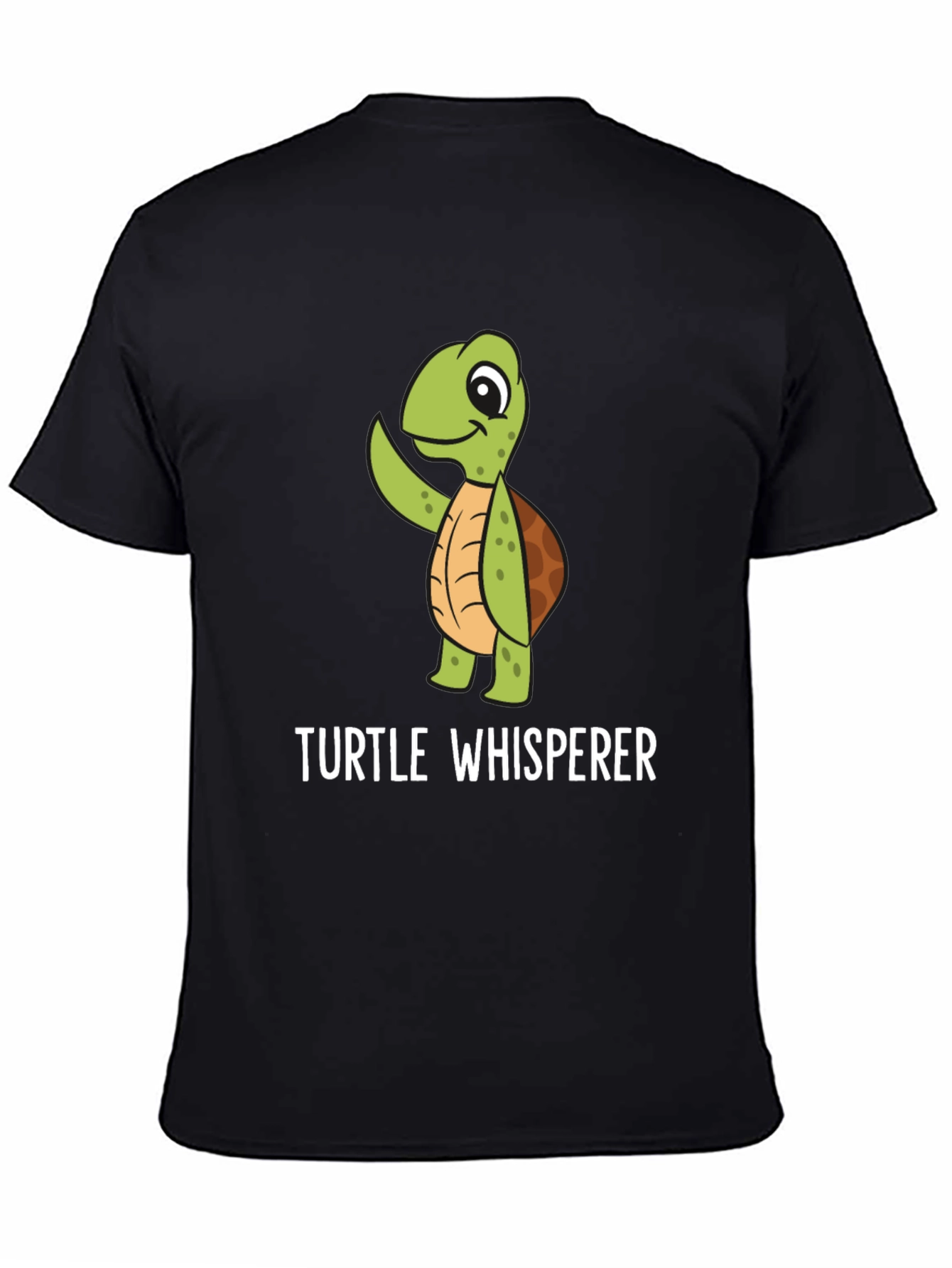 Turtle Whisperer Black Graphic Tee