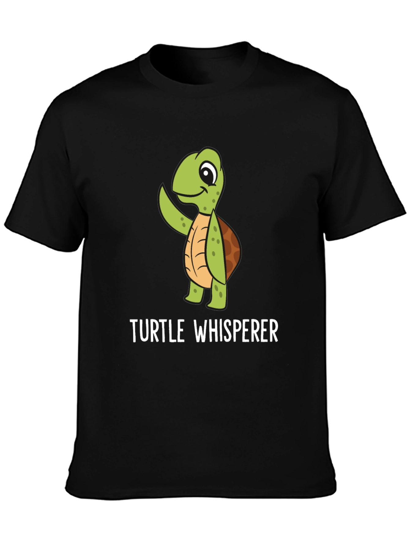 Turtle Whisperer Black Graphic Tee