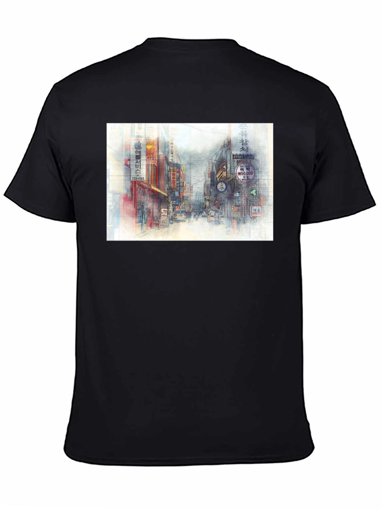 Urban Street Art Tee - Cool Cityscape Graphic T-Shirt