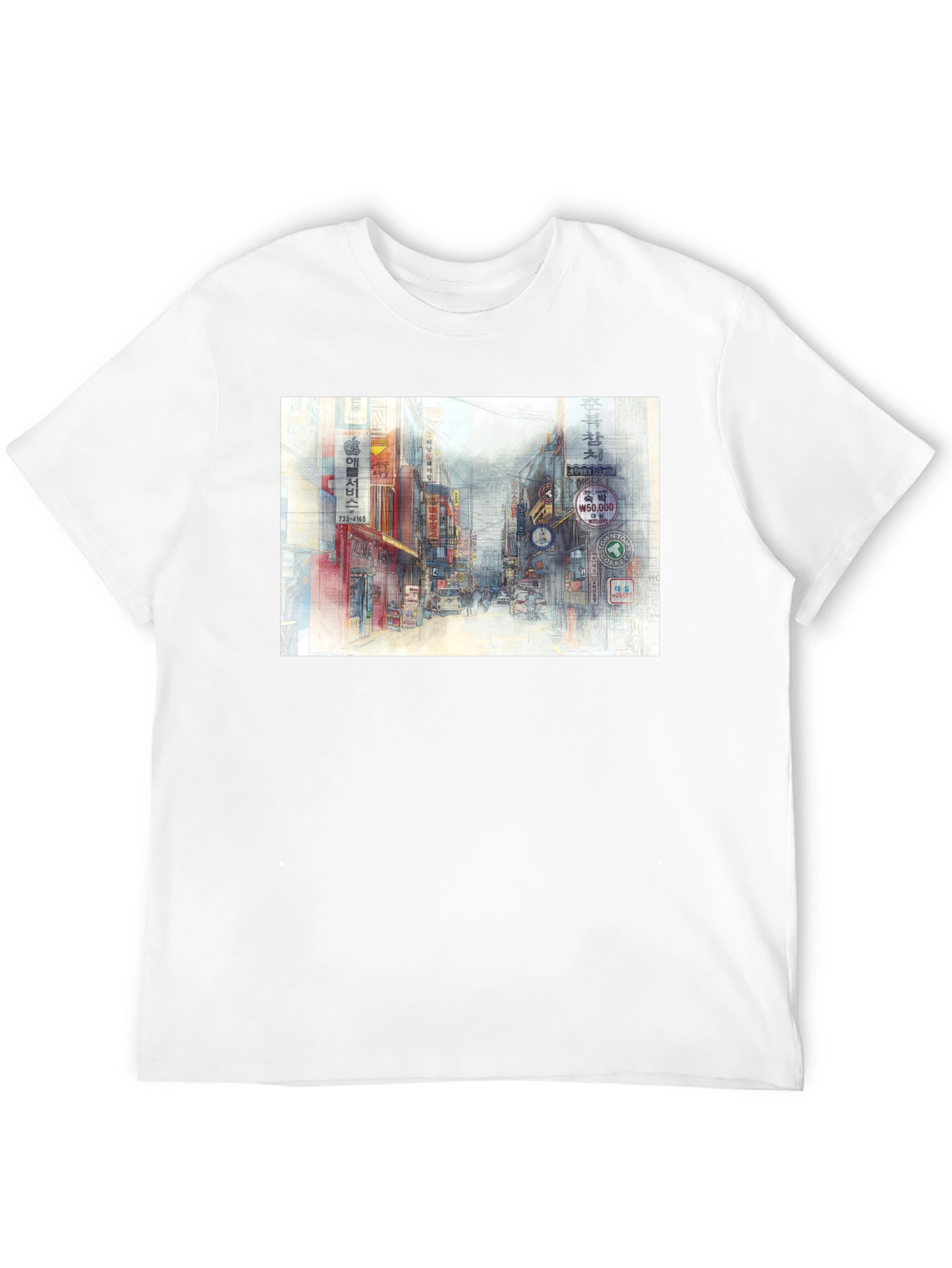 Urban Street Art Tee - Cool Cityscape Graphic T-Shirt