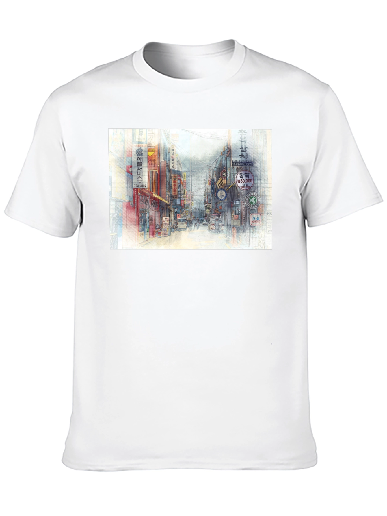 Urban Street Art Tee - Cool Cityscape Graphic T-Shirt