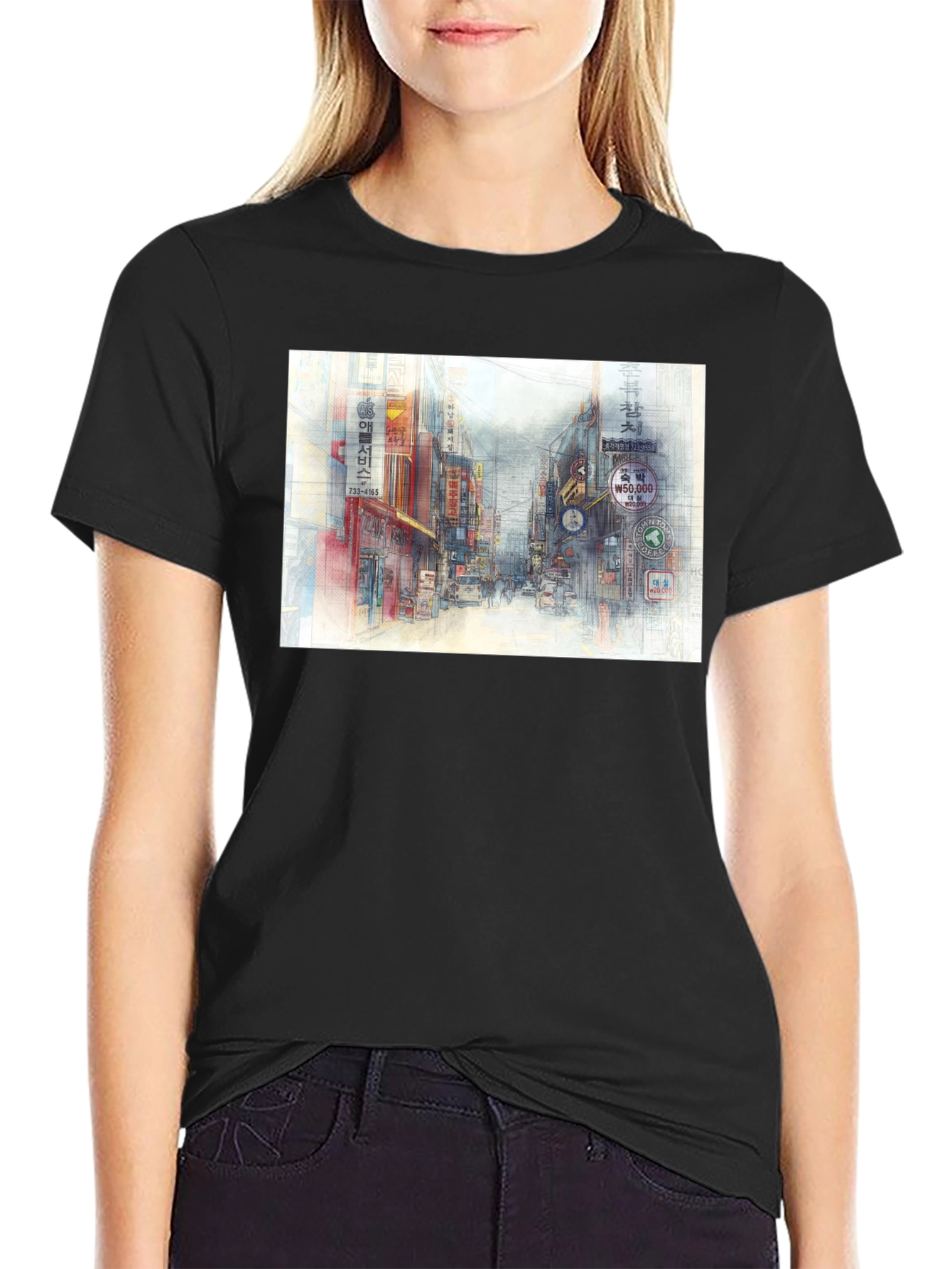Urban Street Art Tee - Cool Cityscape Graphic T-Shirt