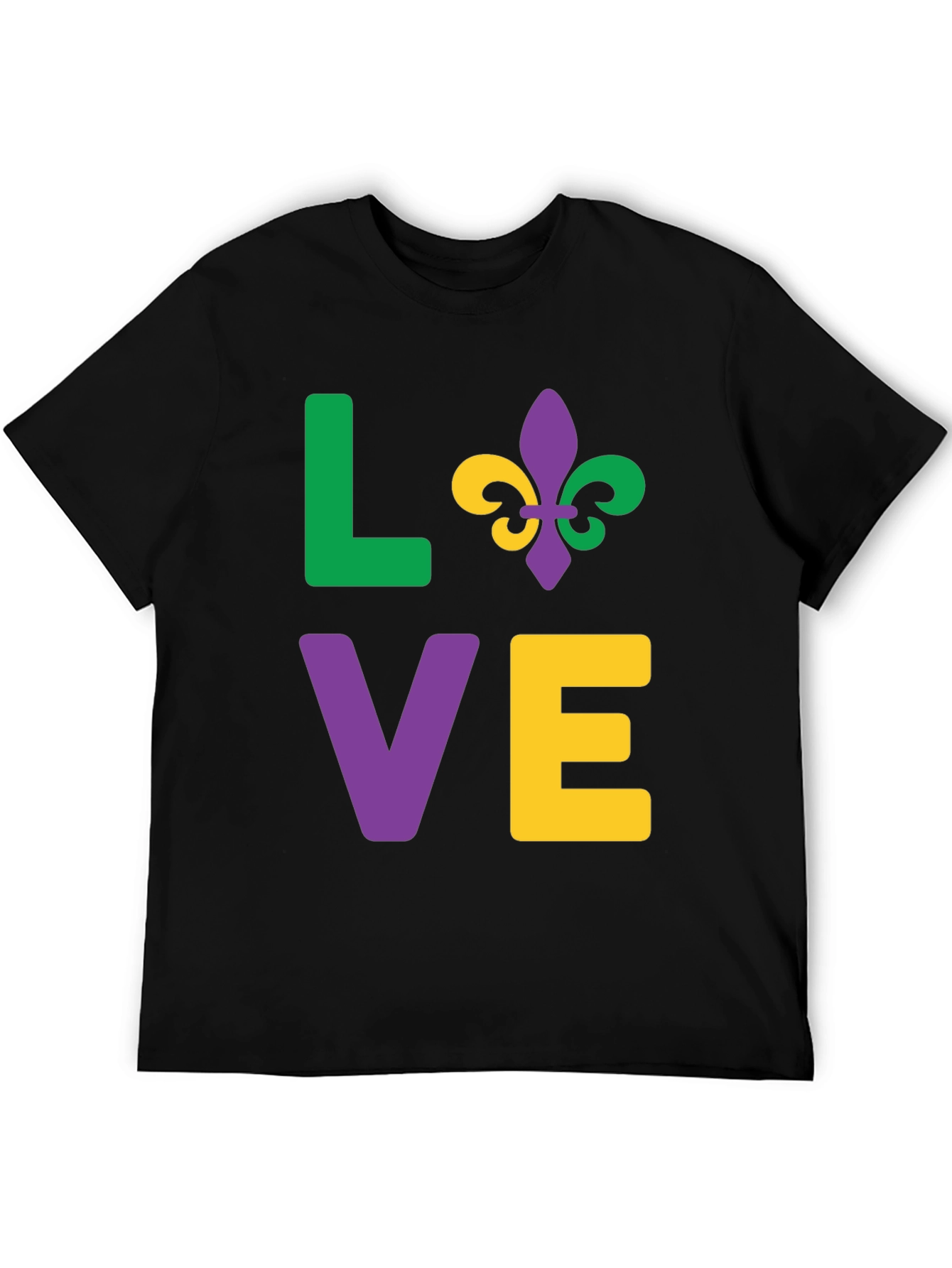 Mardi Gras Love Graphic T-Shirt