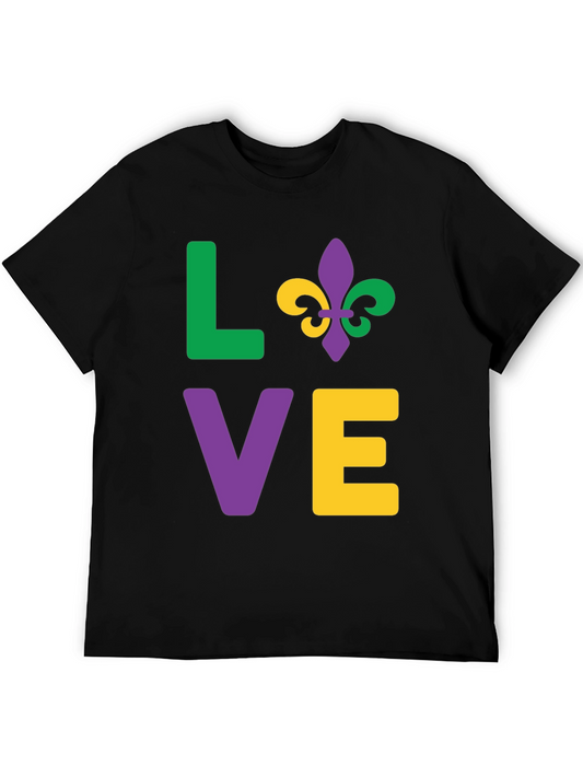 Mardi Gras Love Graphic T-Shirt