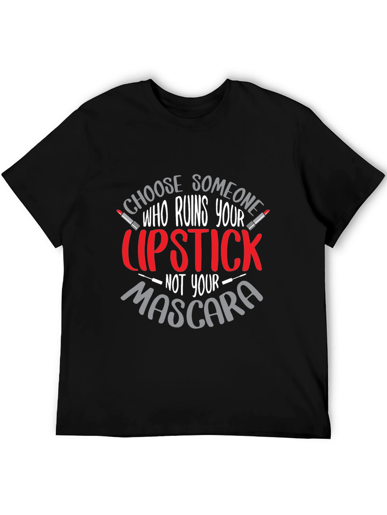 Lipstick Mascara Graphic Tee