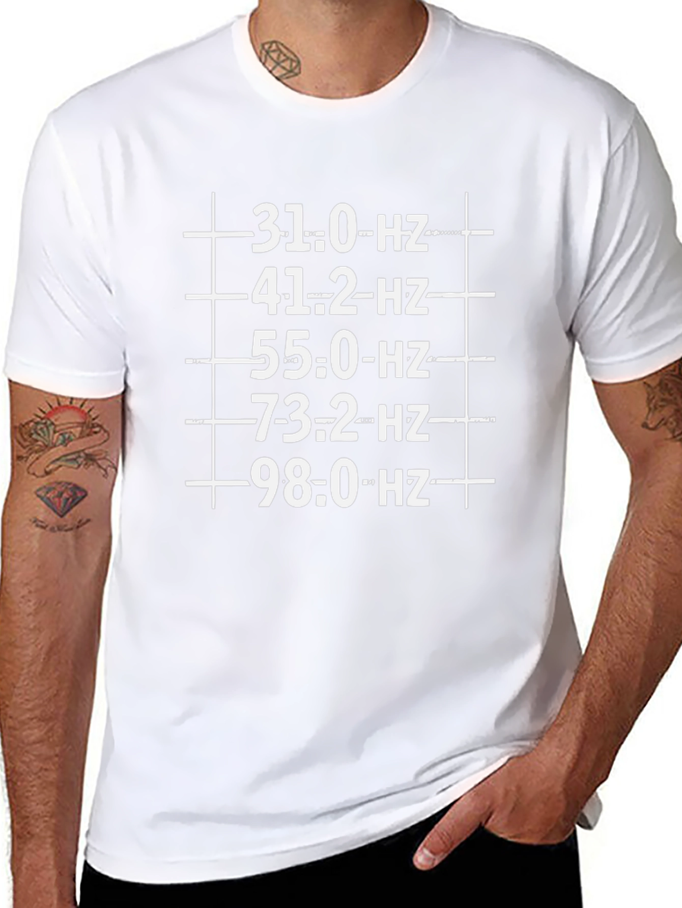 Frequency Scale Graphic T-Shirt