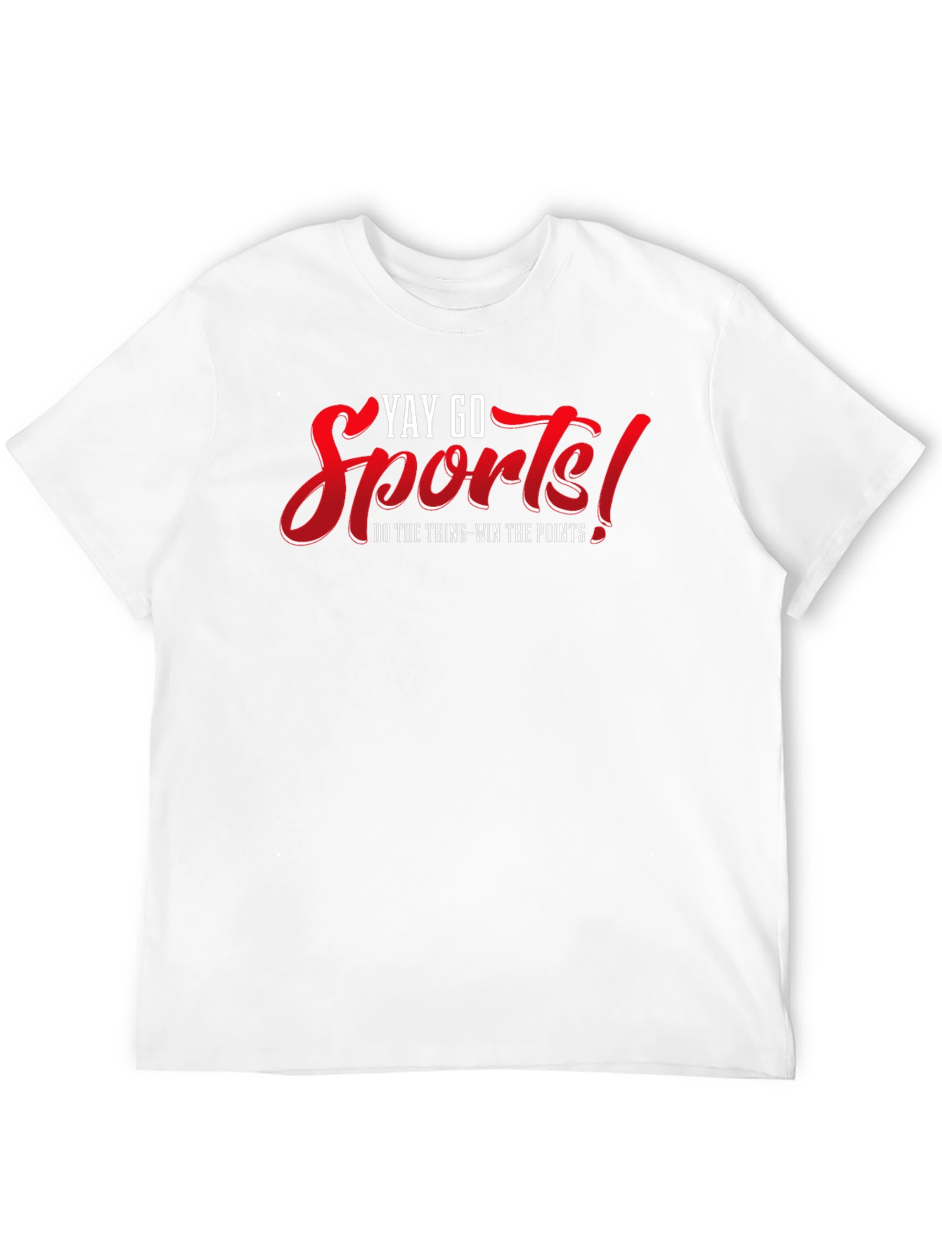 Yay Go Sports! Black Graphic Tee