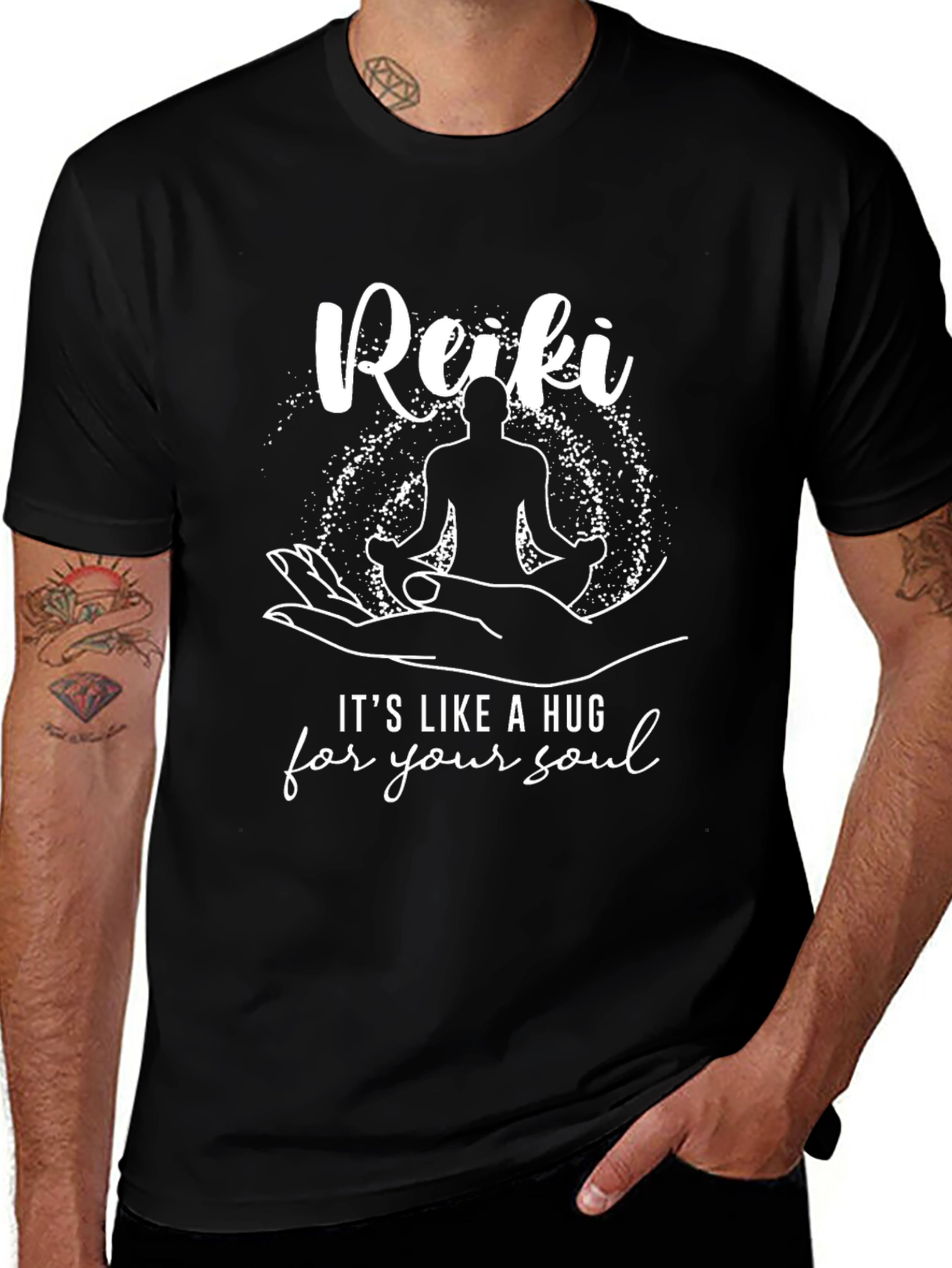 Reiki Soul Hug T-Shirt - Spiritual Comfort Tee