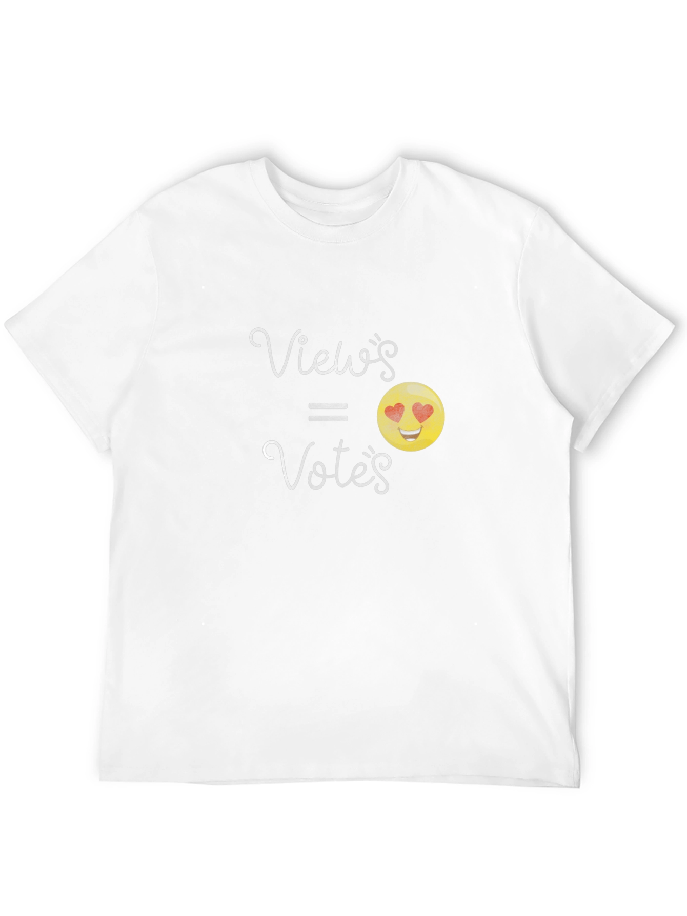 Views = Votes Emoji Graphic T-Shirt