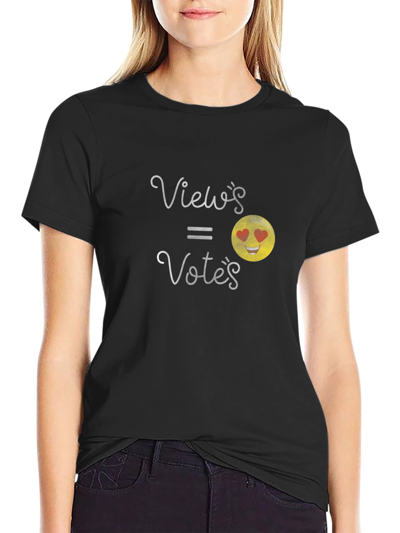 Views = Votes Emoji Graphic T-Shirt