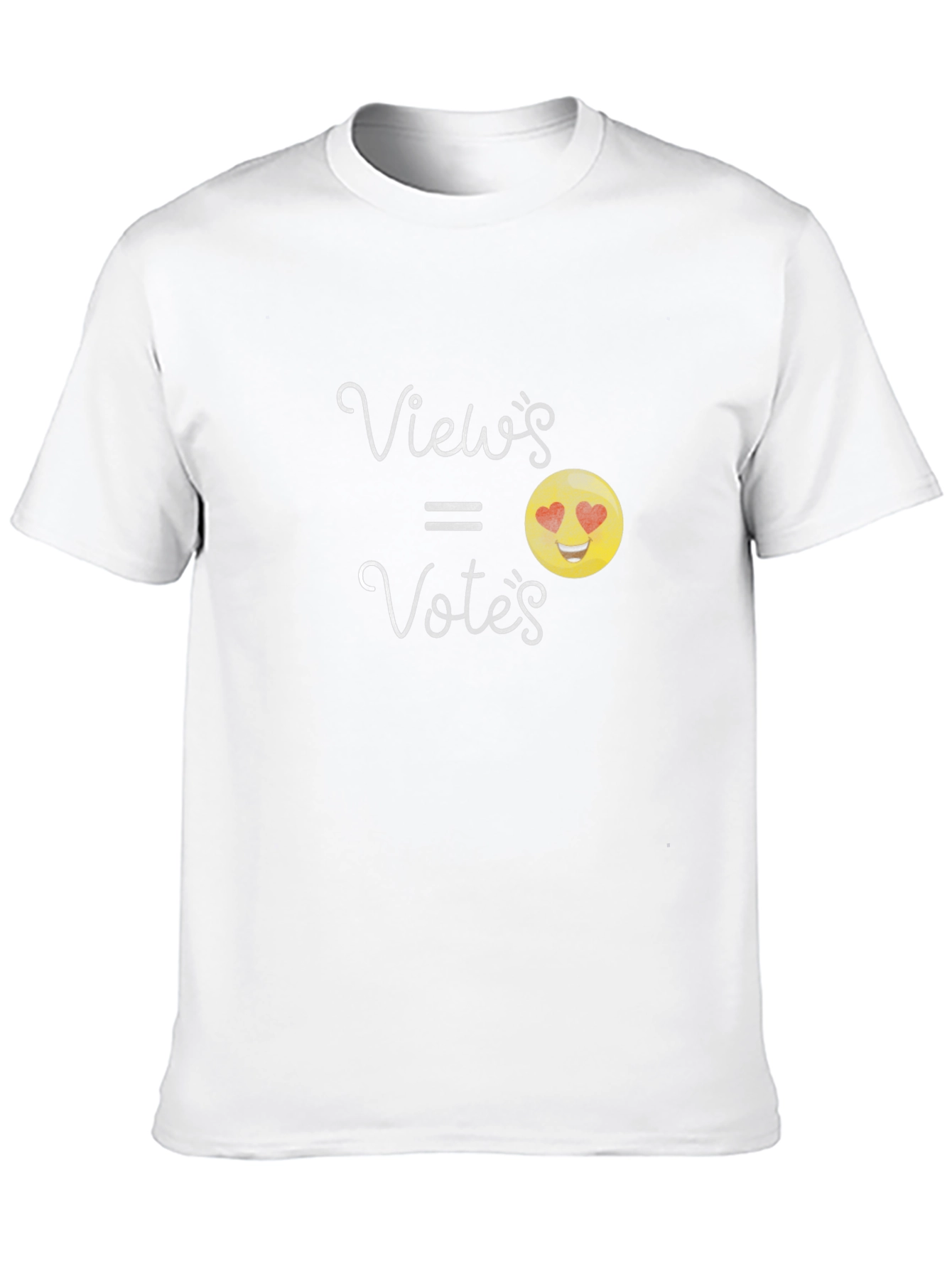 Views = Votes Emoji Graphic T-Shirt