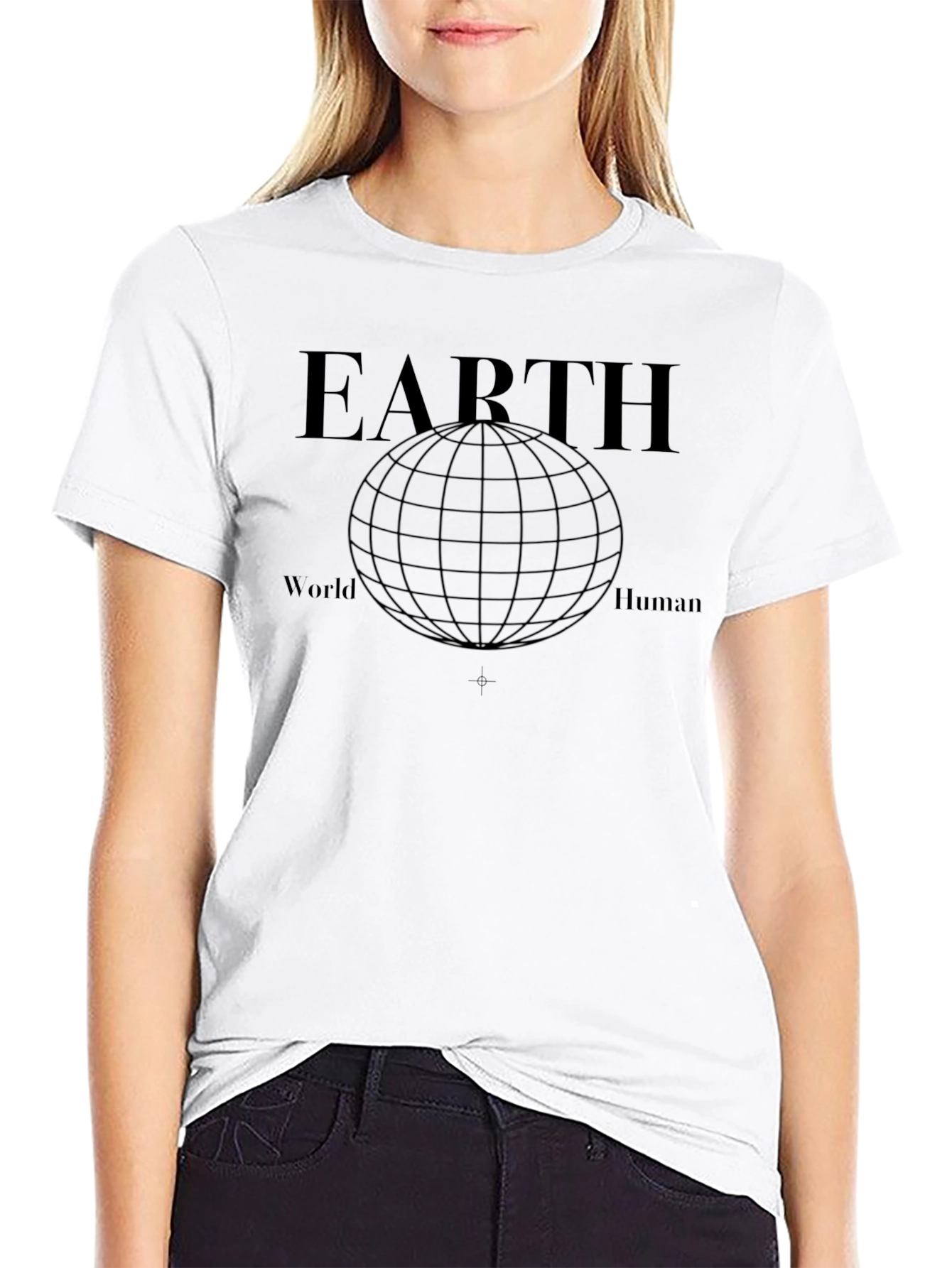 Earth Globe Graphic Tee - World Human Design