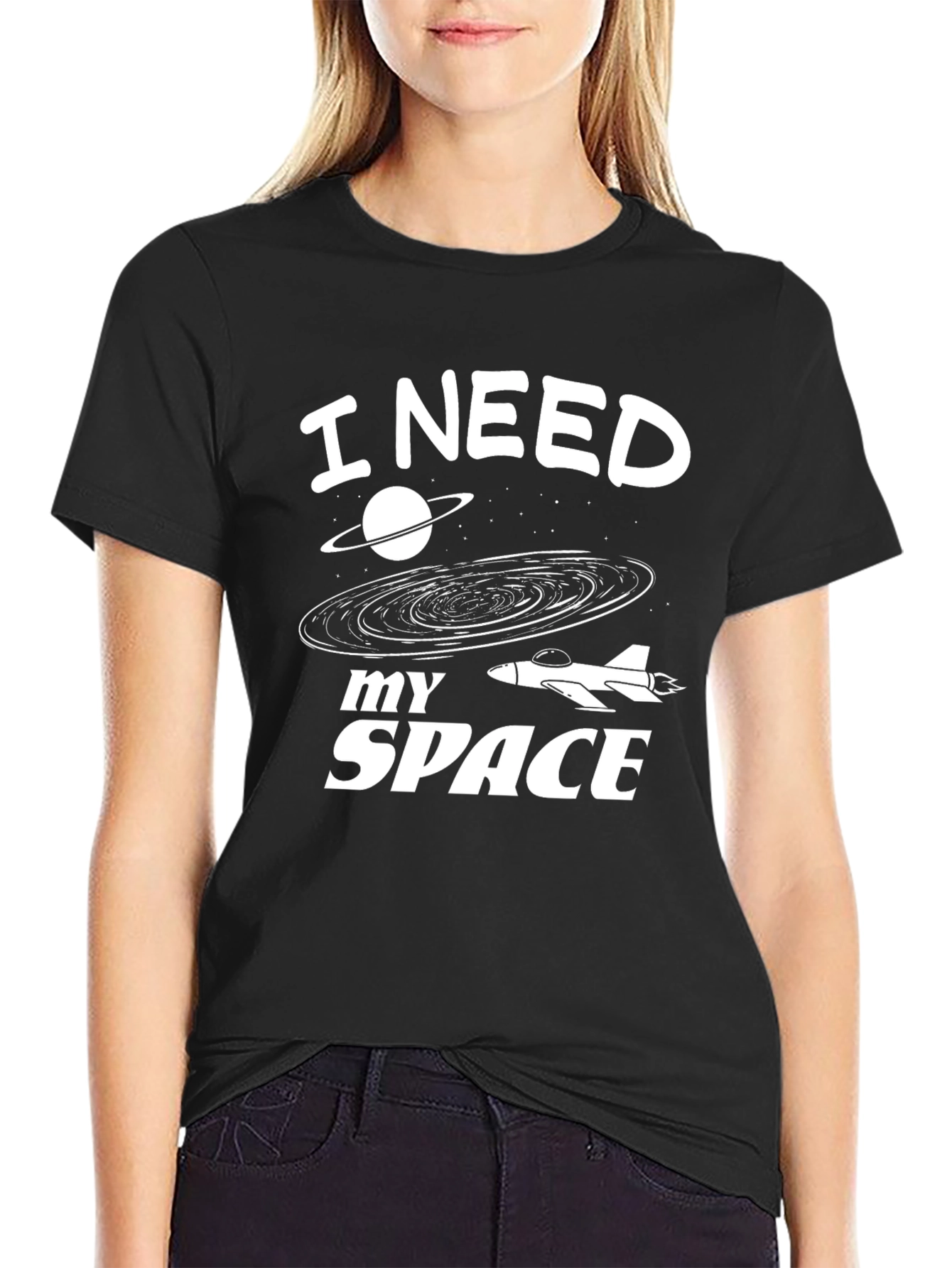 I Need My Space T-Shirt - Galaxy Graphic Tee