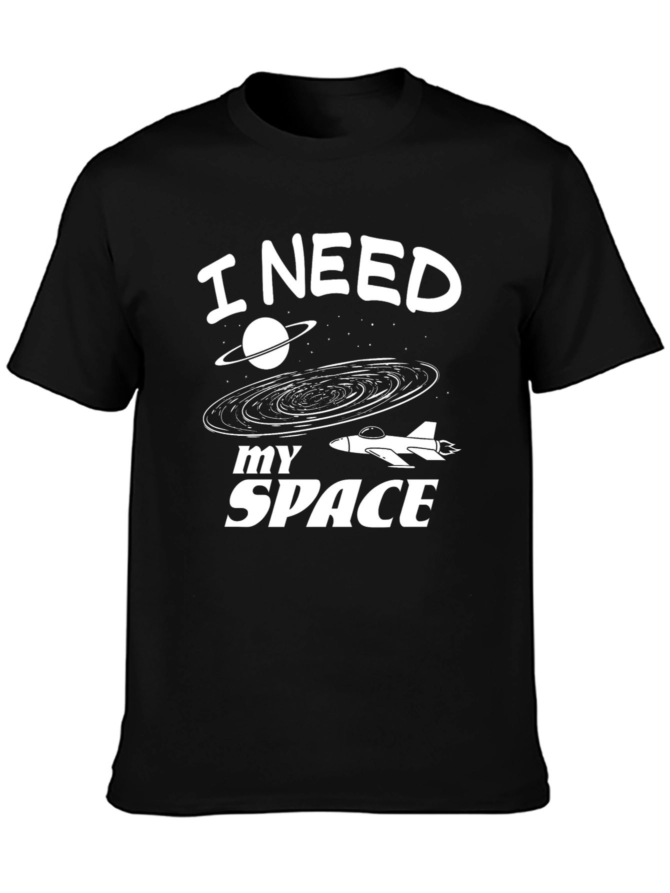 I Need My Space T-Shirt - Galaxy Graphic Tee