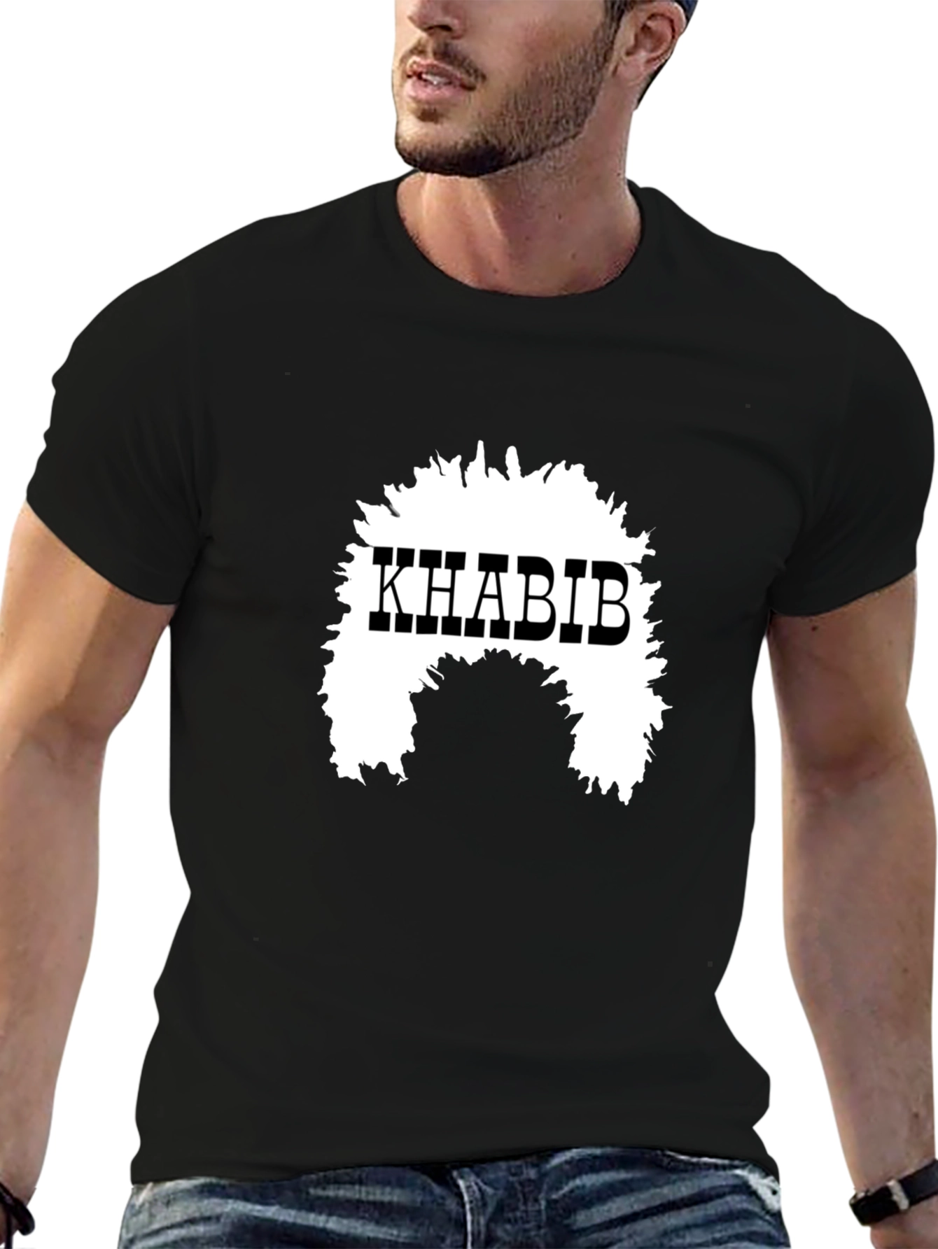 Khabib Silhouette T-Shirt - MMA Fan Apparel