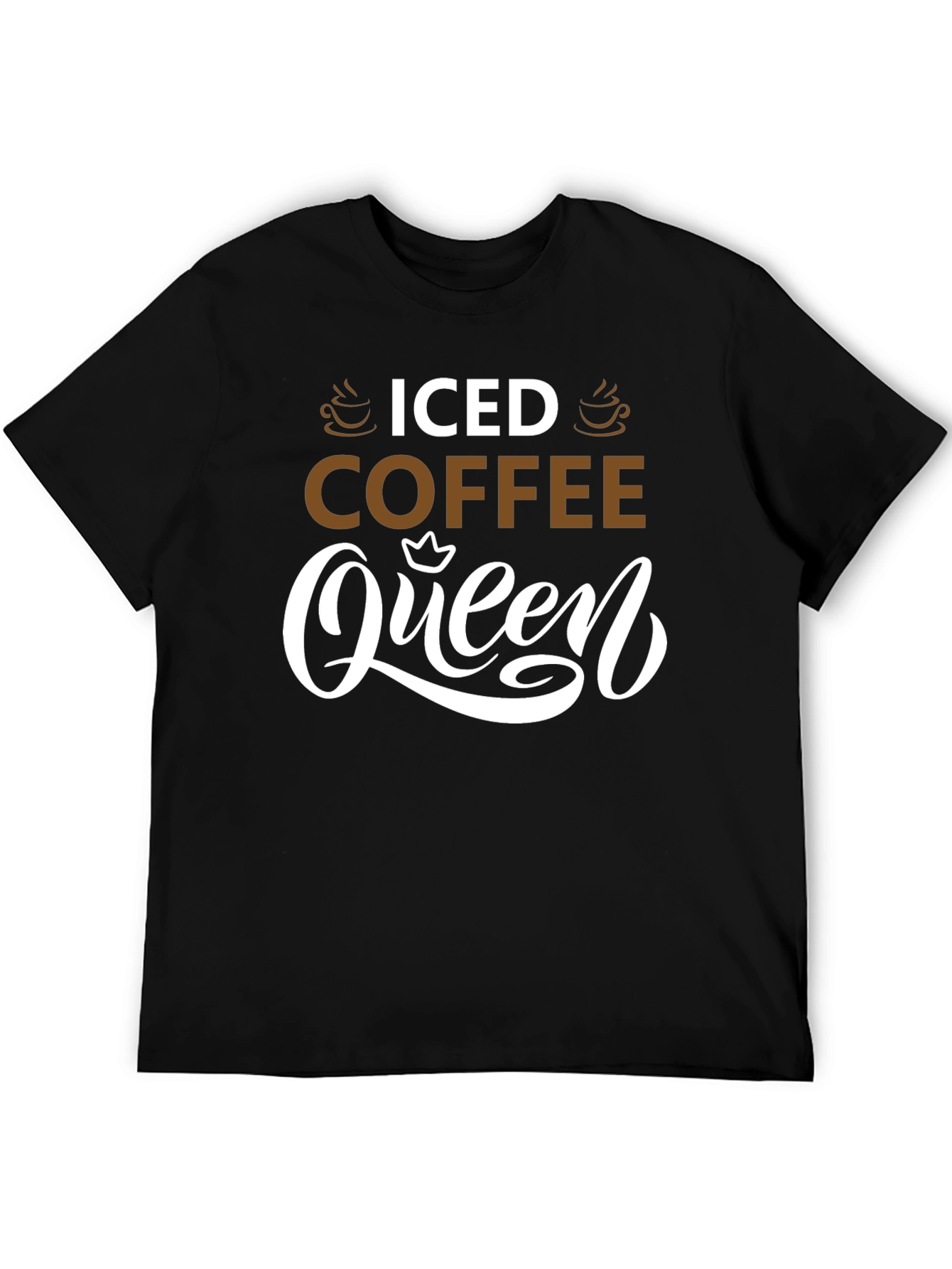 Iced Coffee Queen T-Shirt - Trendy & Fun
