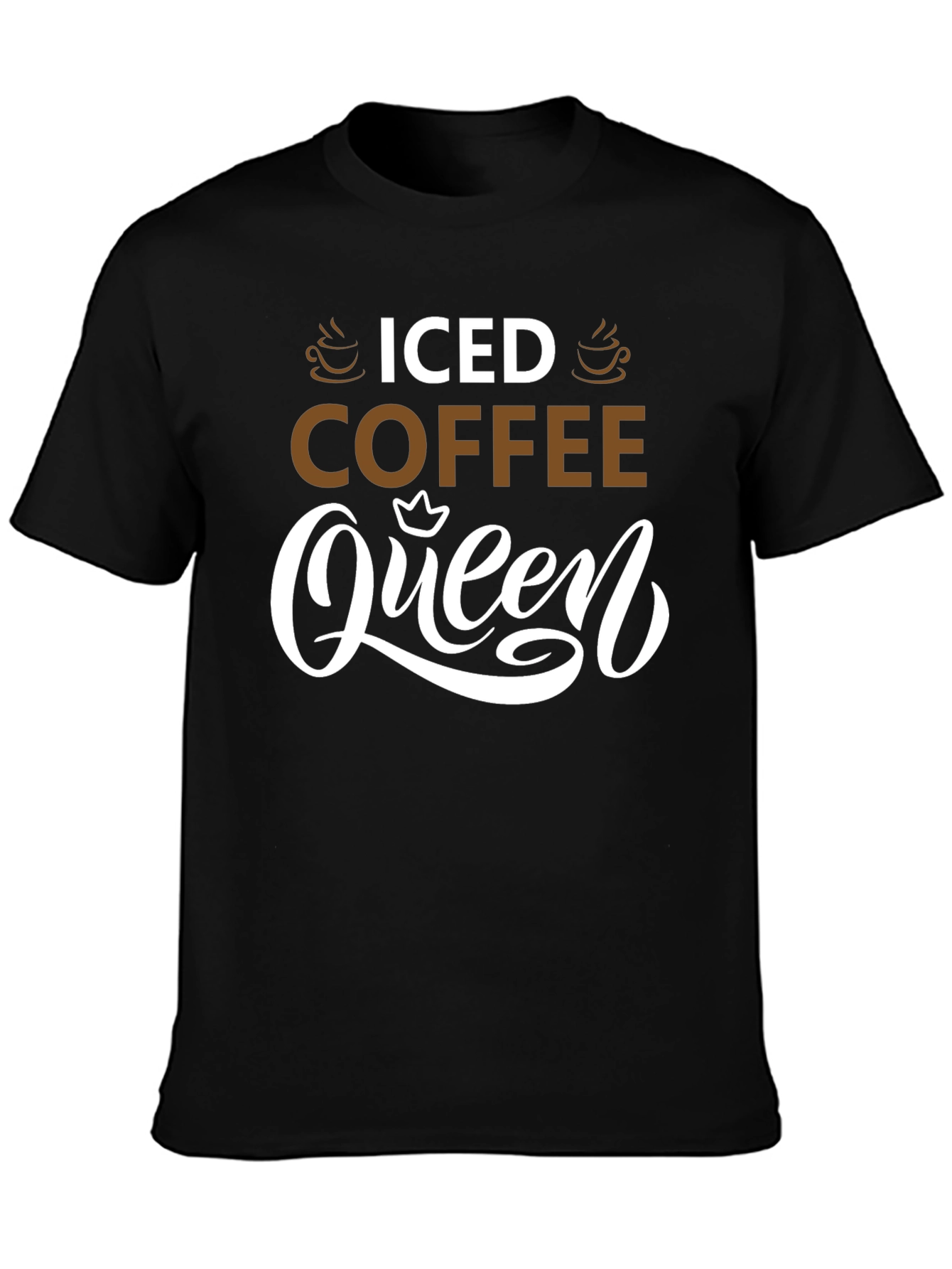 Iced Coffee Queen T-Shirt - Trendy & Fun
