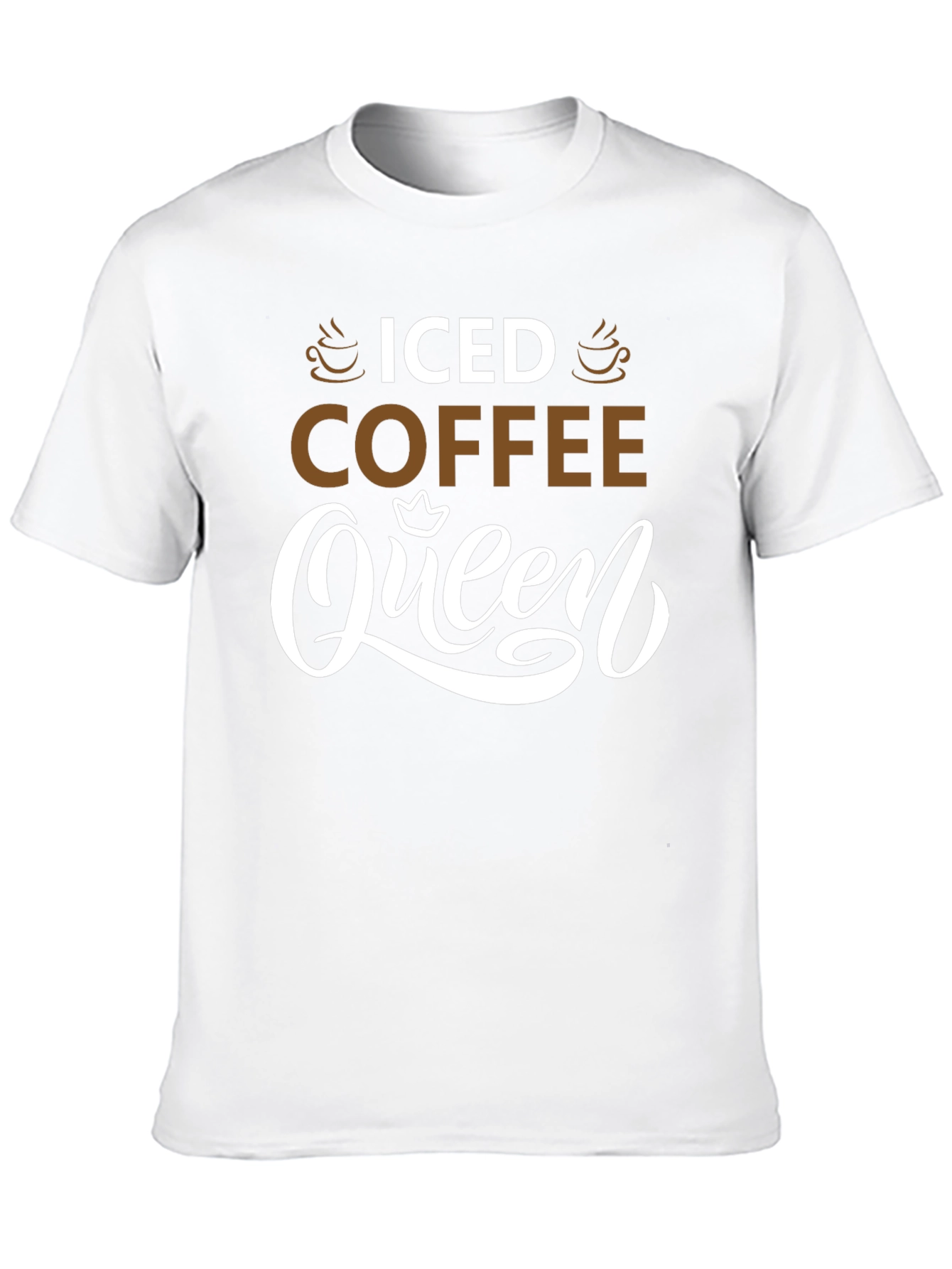 Iced Coffee Queen T-Shirt - Trendy & Fun