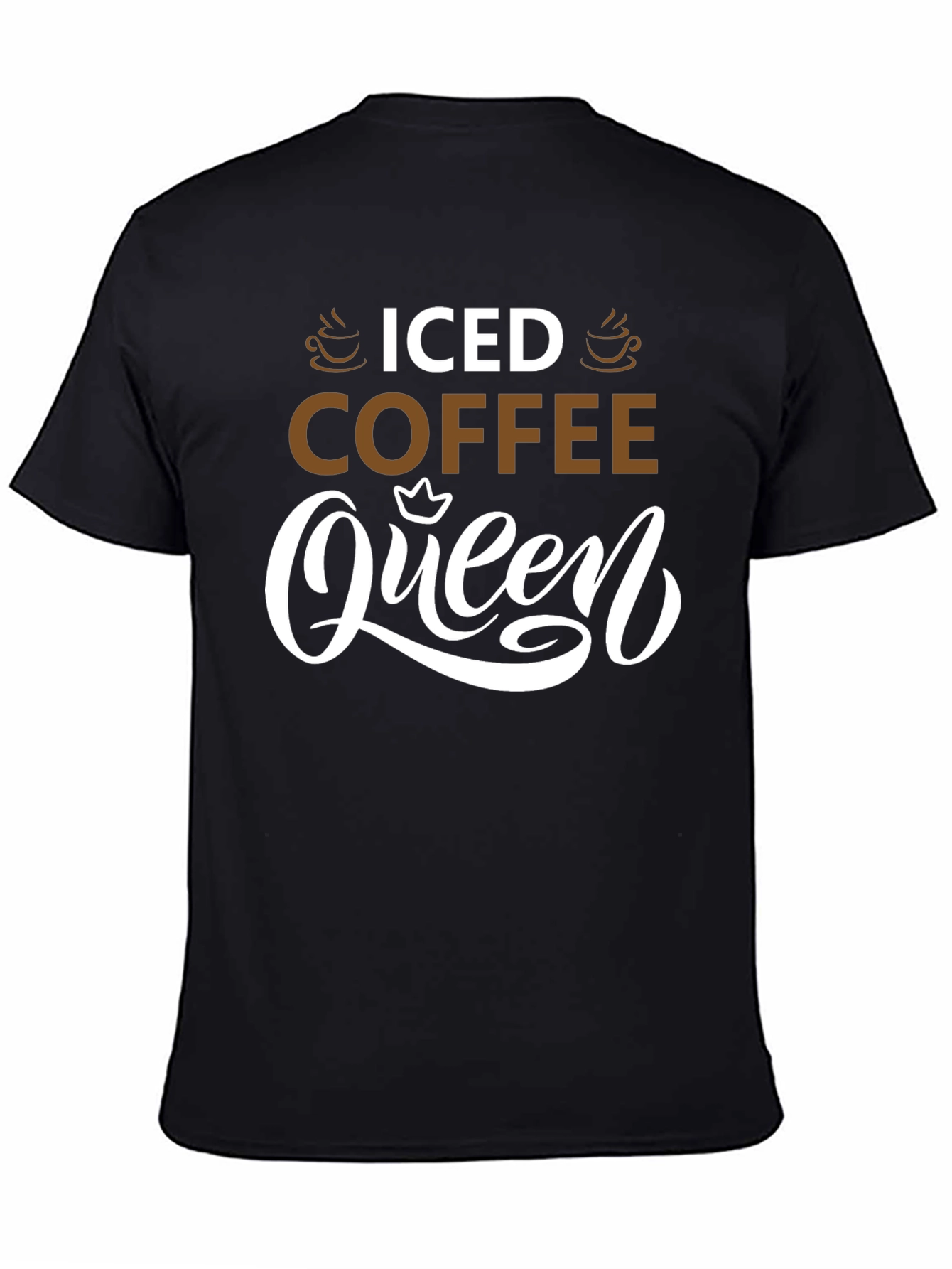 Iced Coffee Queen T-Shirt - Trendy & Fun