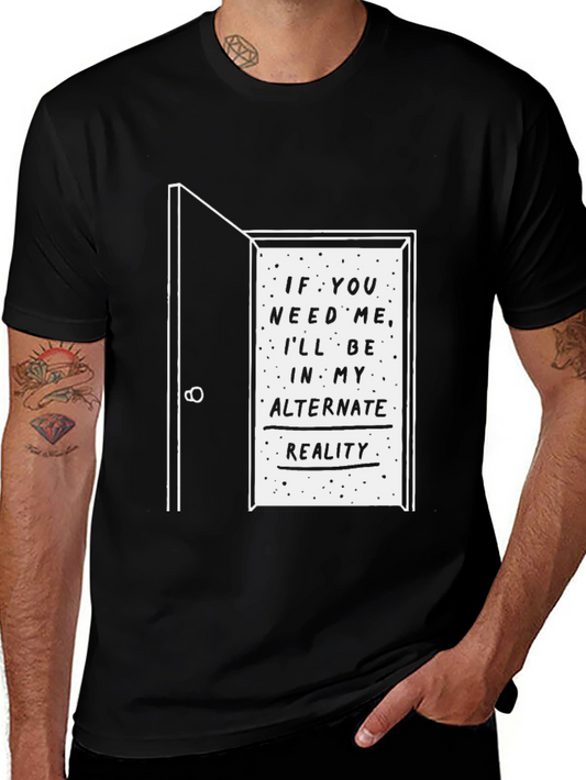 Alternate Reality Graphic Tee - Black T-Shirt