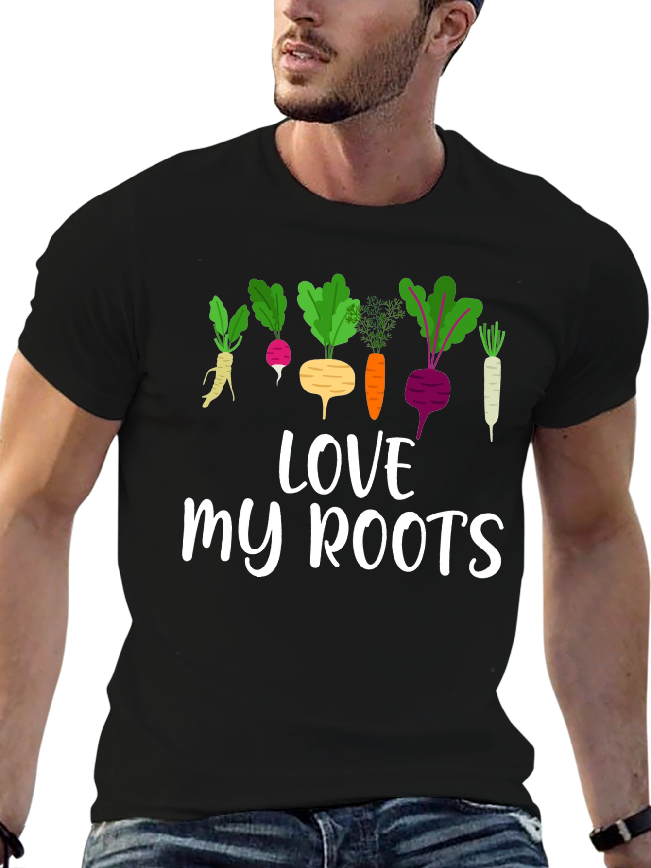 Love My Roots T-Shirt - Vegetable Garden Tee