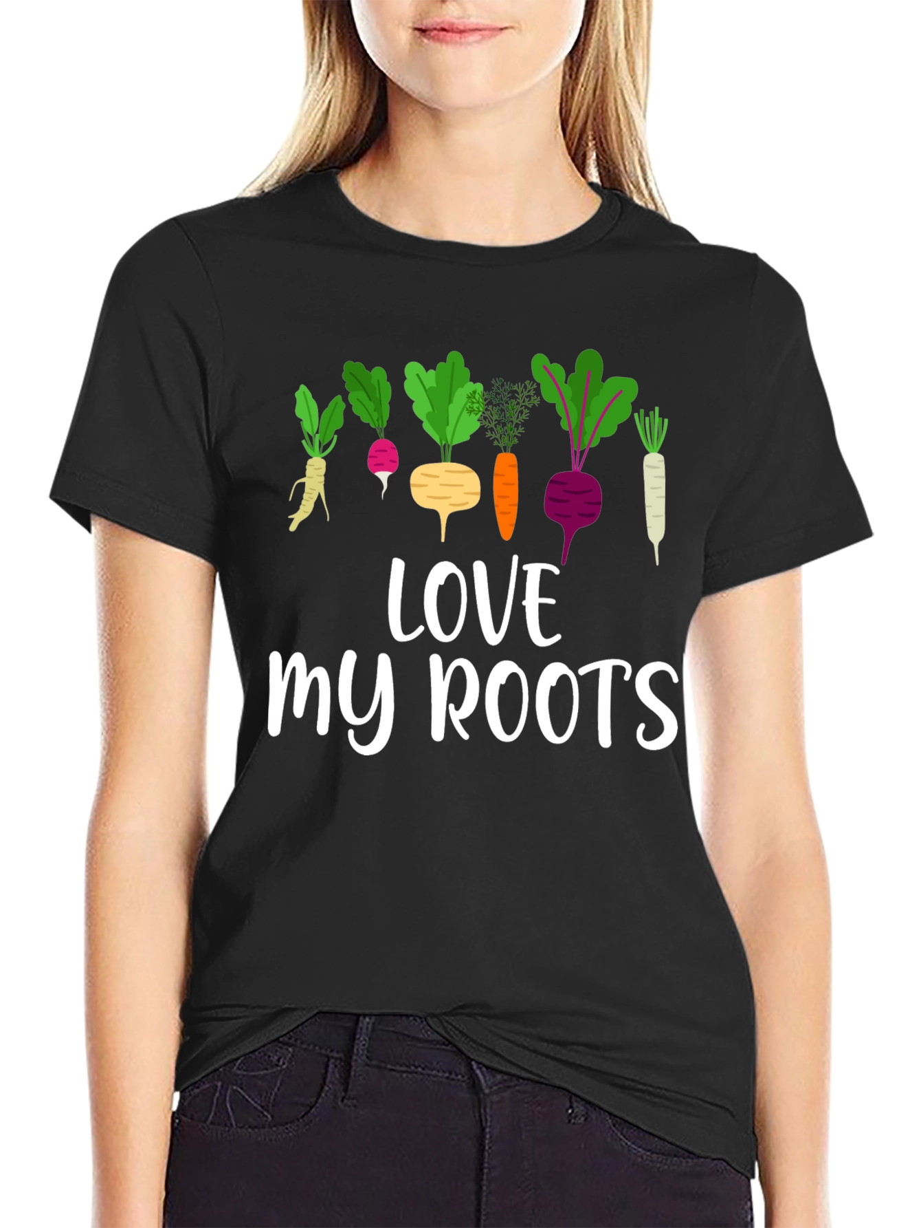Love My Roots T-Shirt - Vegetable Garden Tee