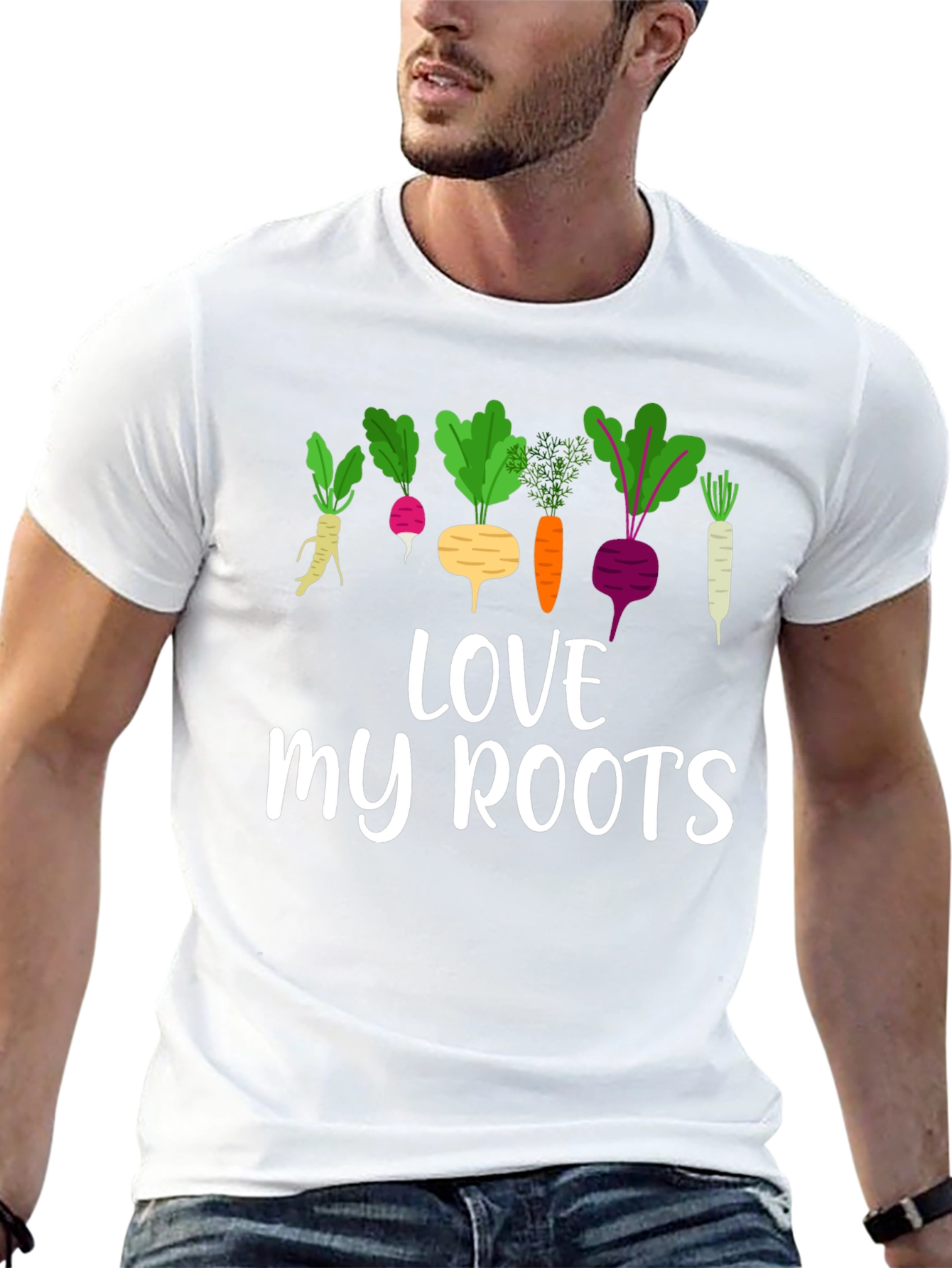 Love My Roots T-Shirt - Vegetable Garden Tee