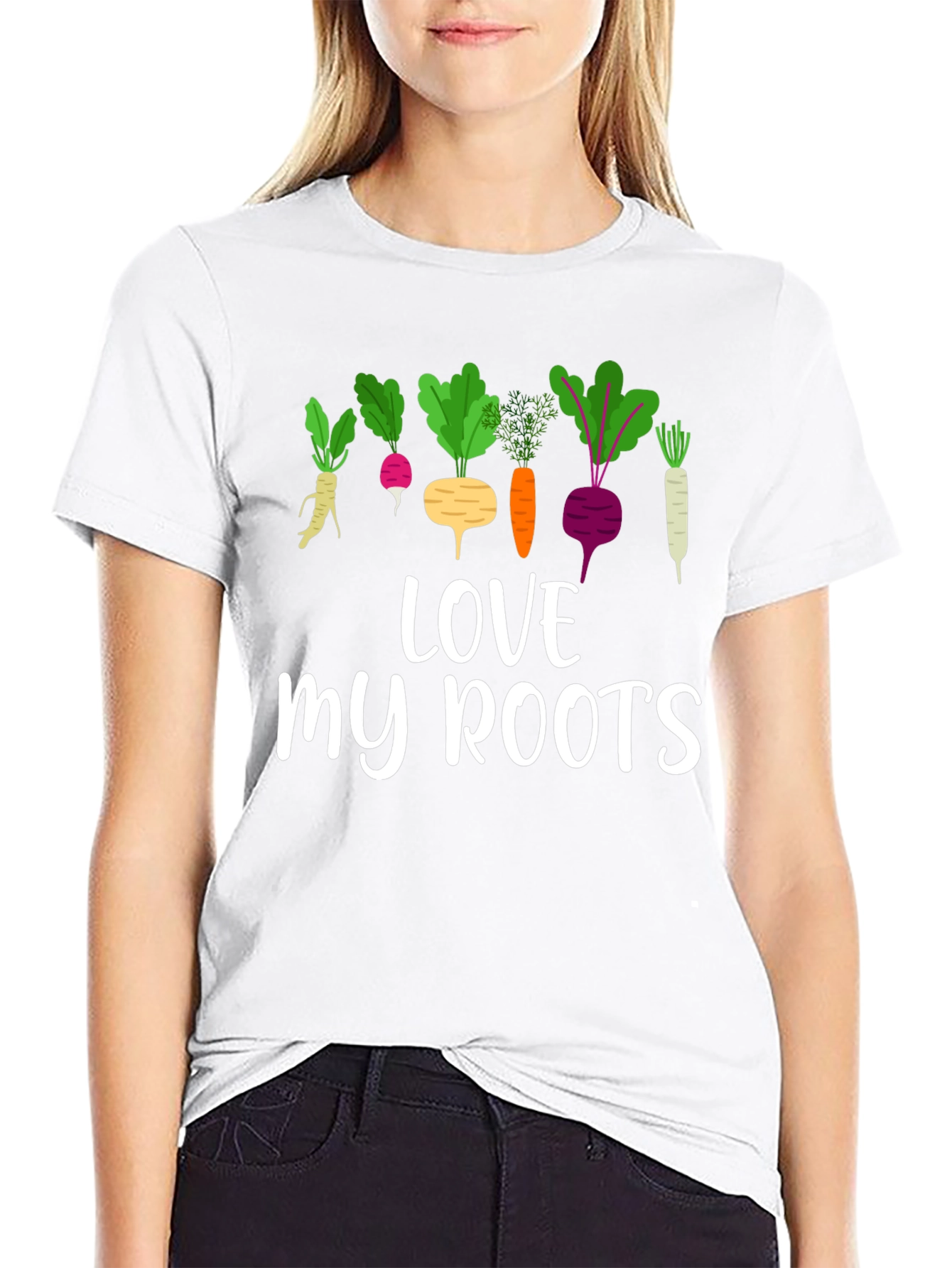 Love My Roots T-Shirt - Vegetable Garden Tee