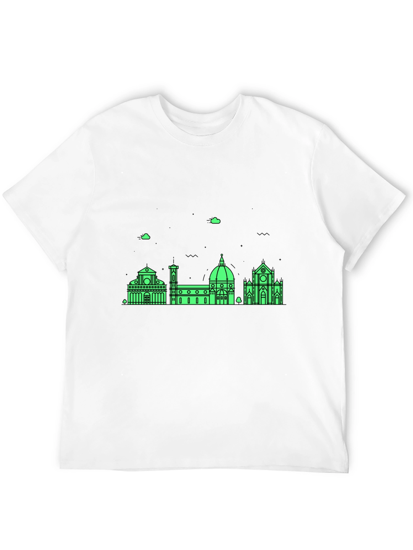 Florence Skyline Mens Graphic Tee